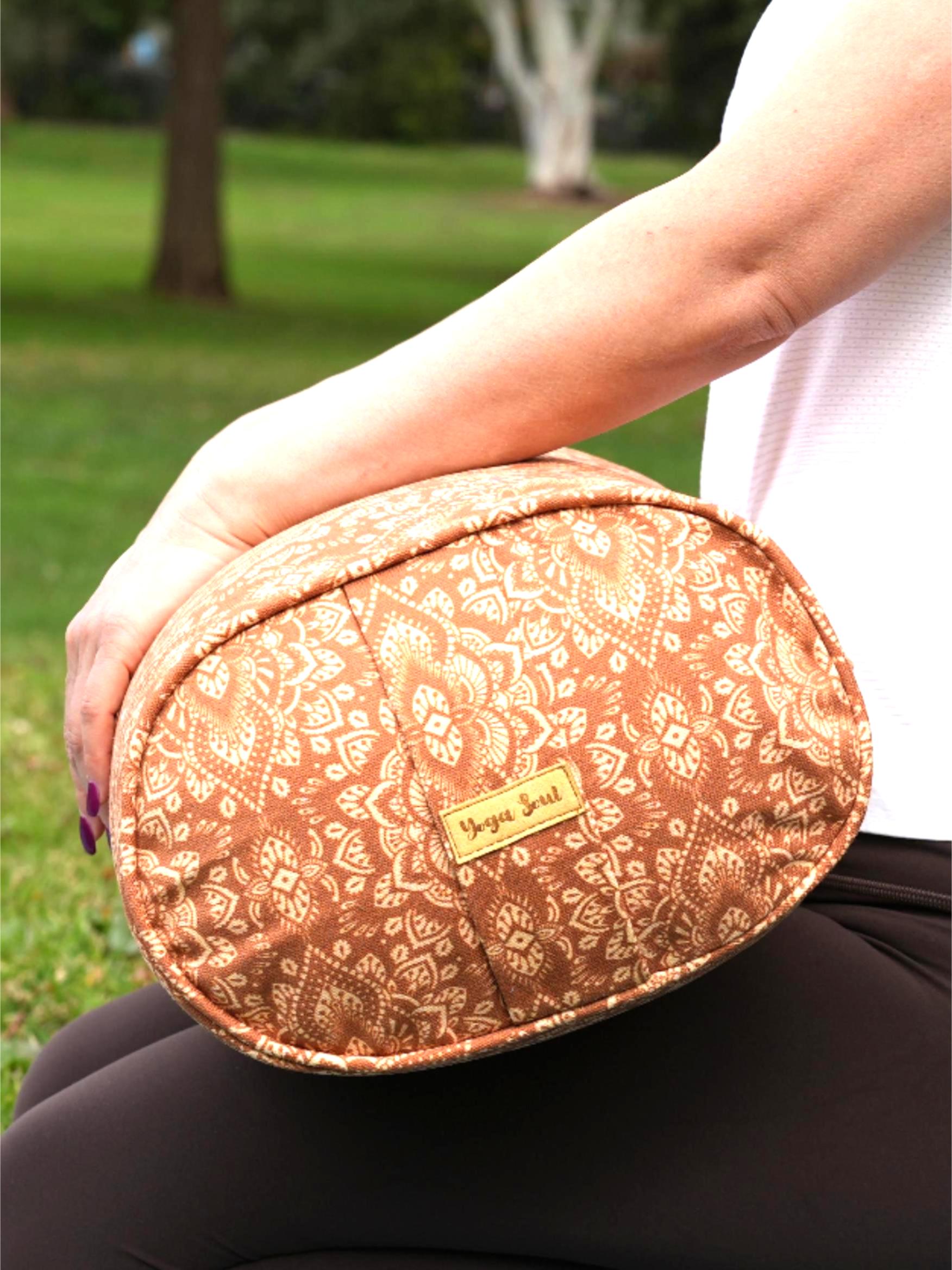 Oval Yoga Bolster | Mandala | Earth