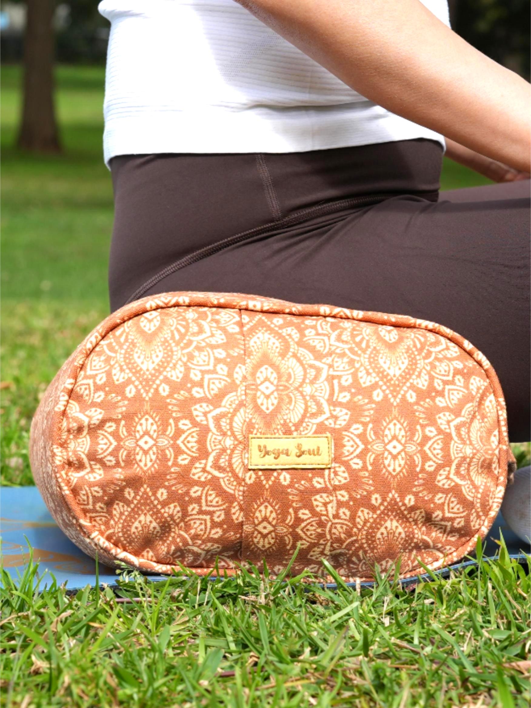 Oval Yoga Bolster | Mandala | Earth