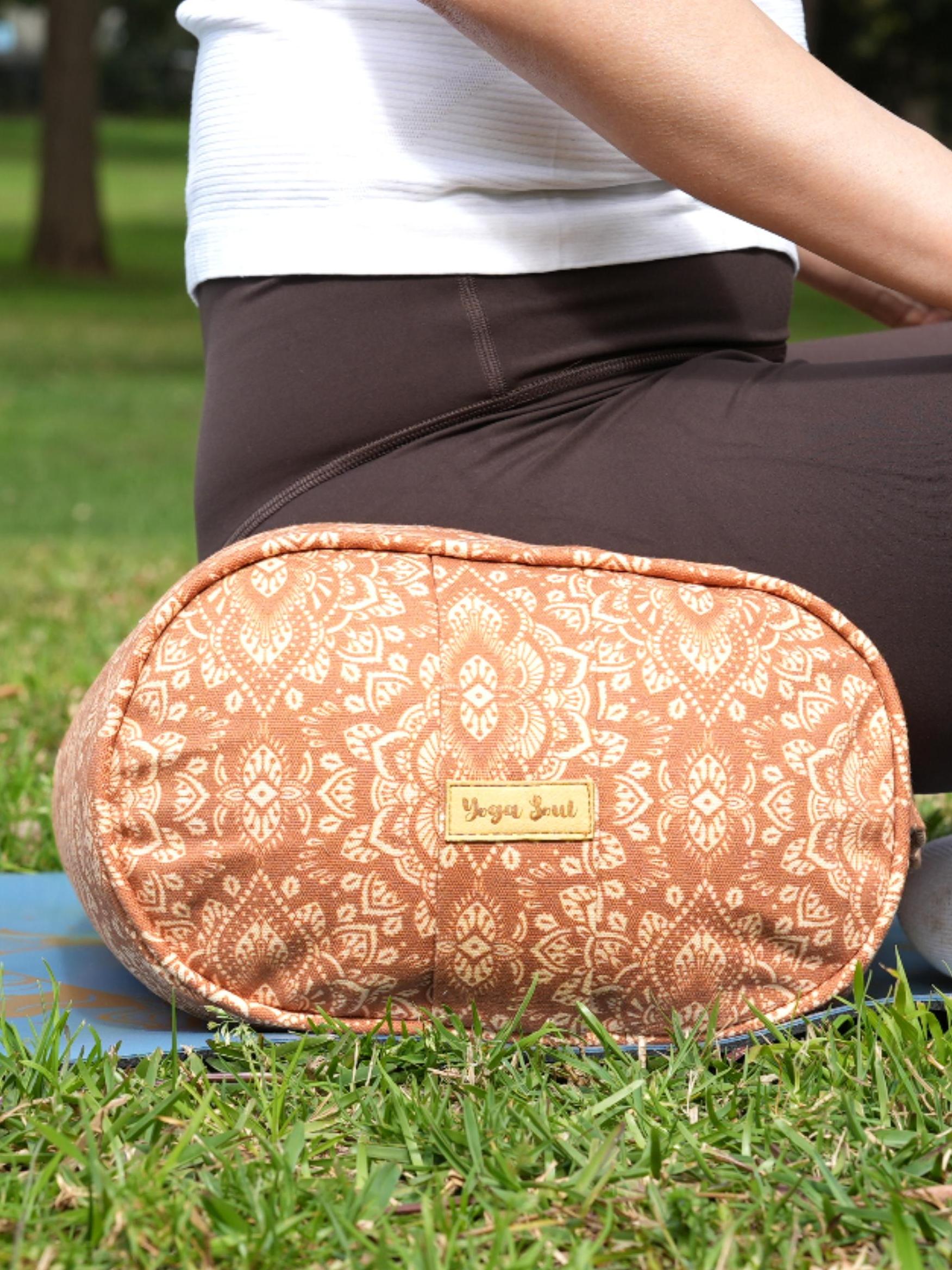 Oval Yoga Bolster | Mandala | Earth