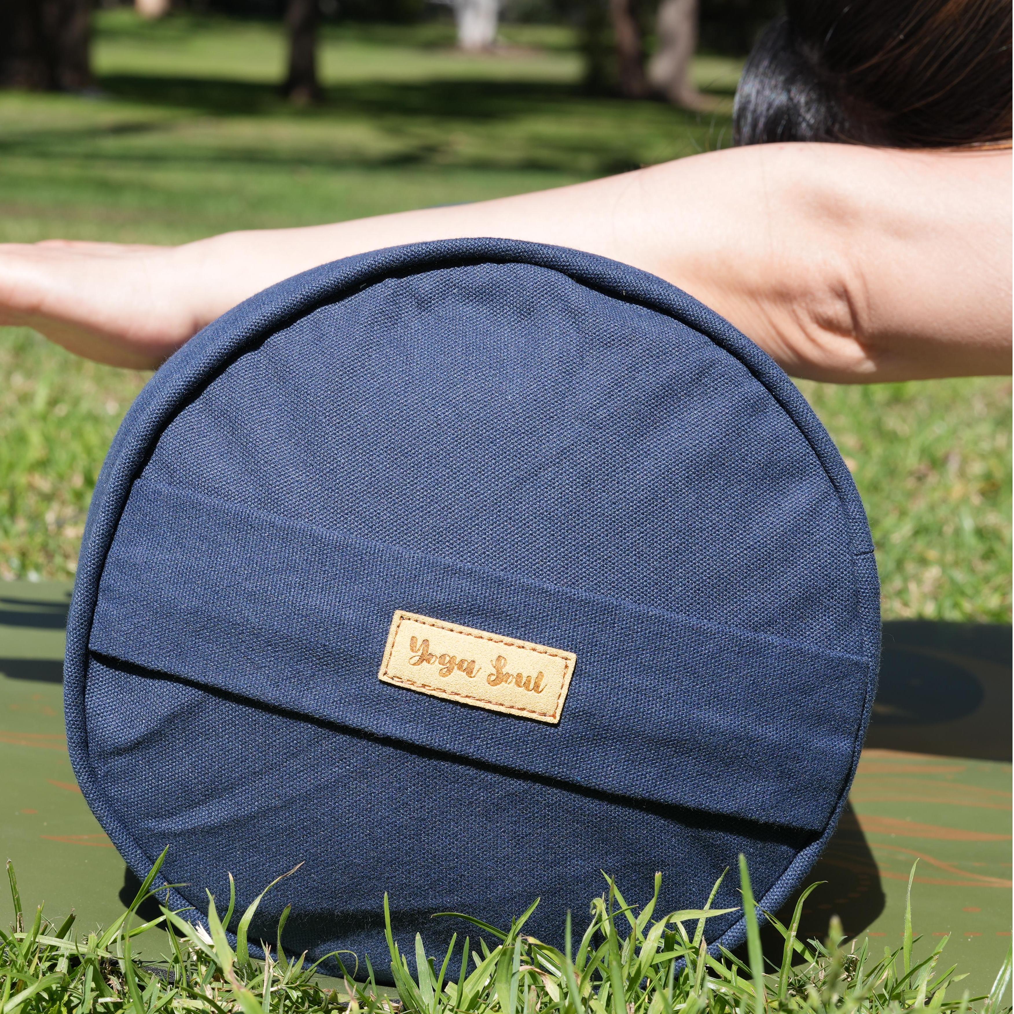 Round Yoga Bolster | Pure | Navy