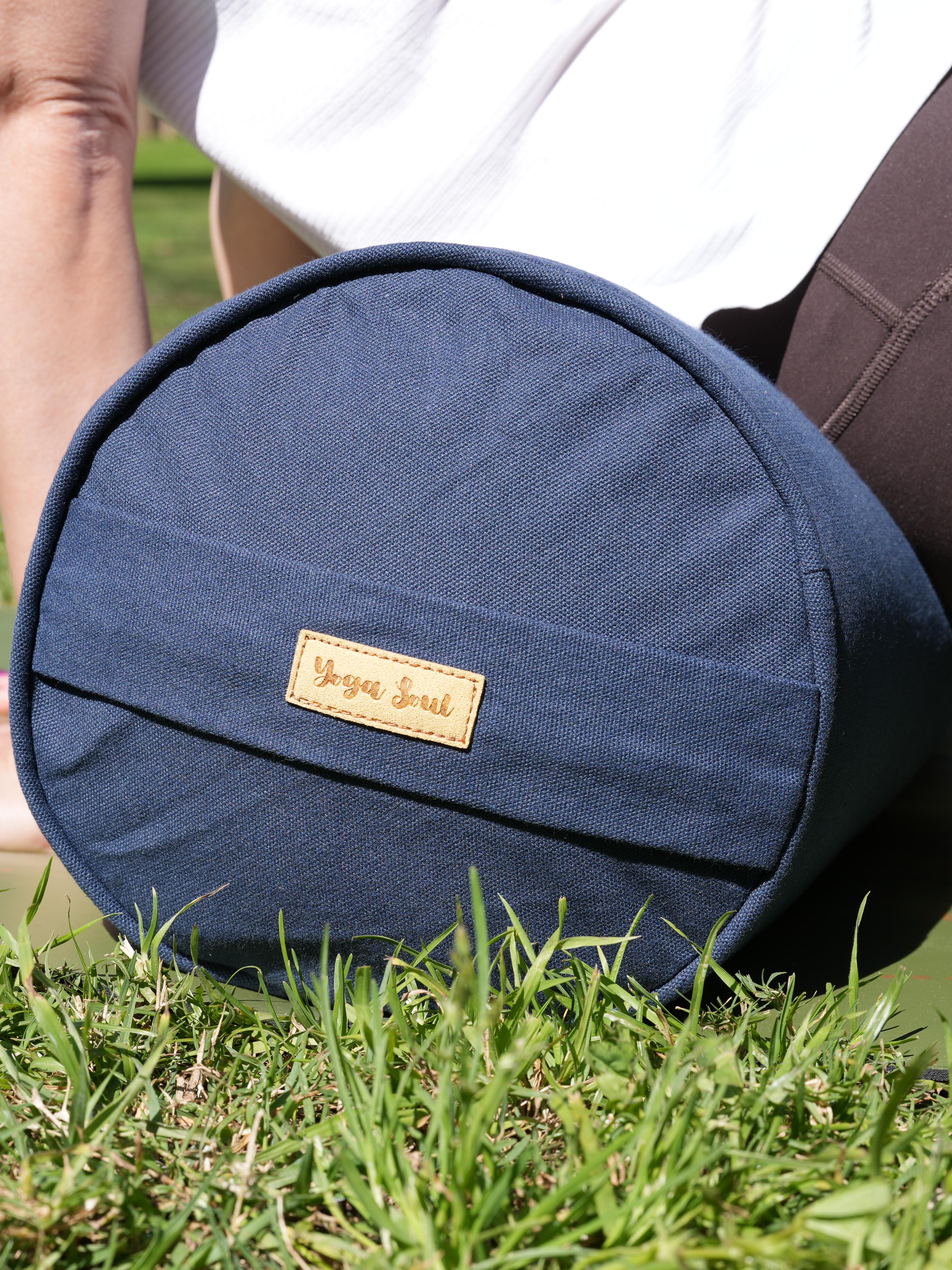 Round Yoga Bolster | Pure | Navy