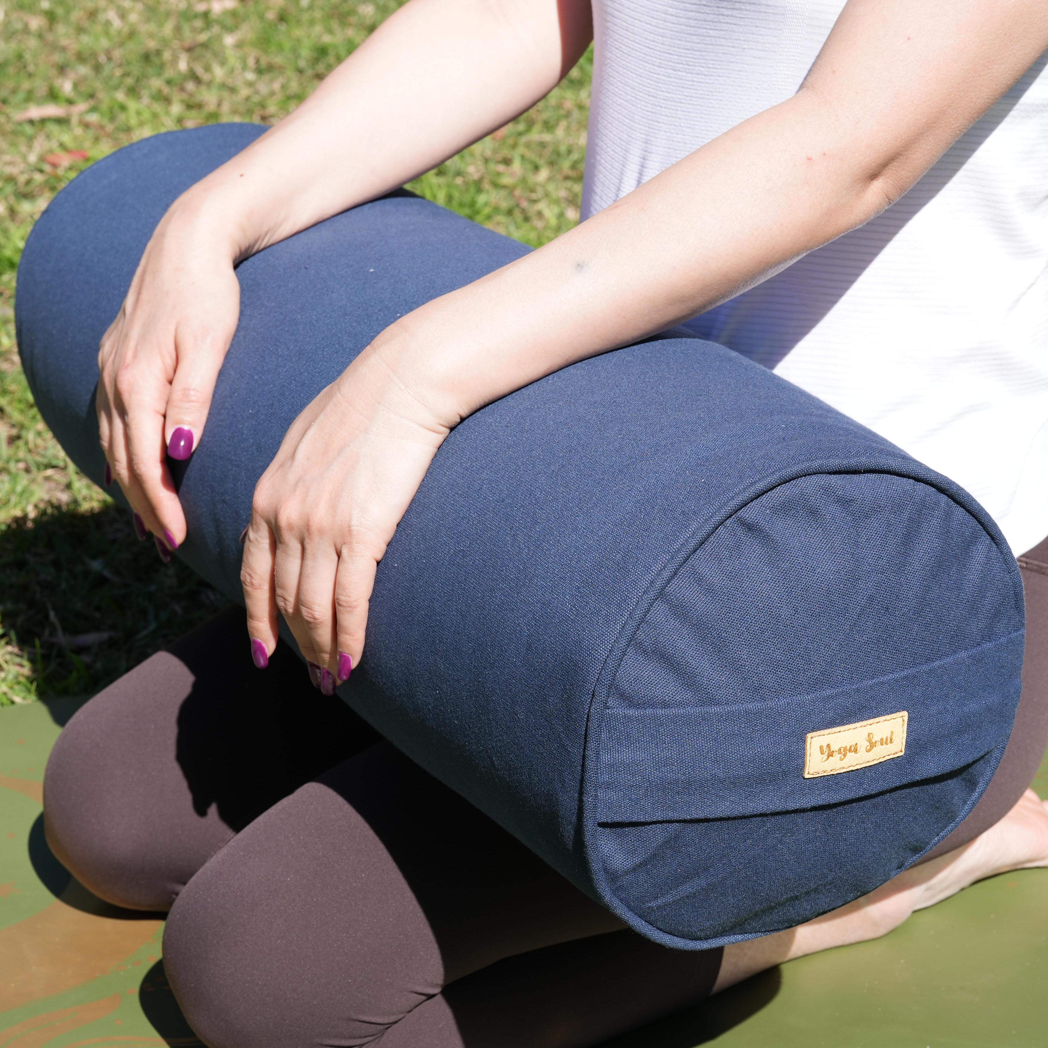Round Yoga Bolster | Pure | Navy