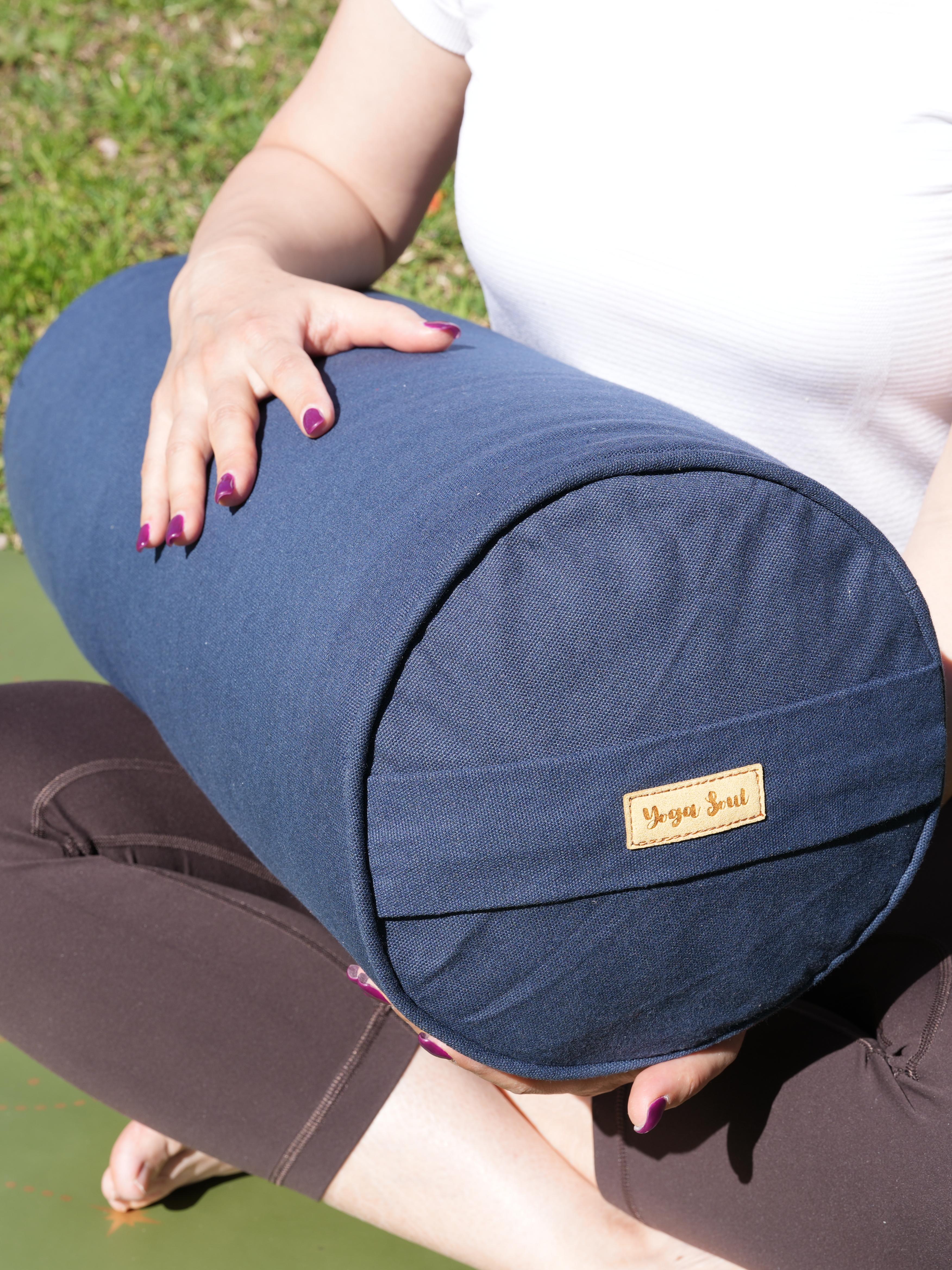 Round Yoga Bolster | Pure | Navy