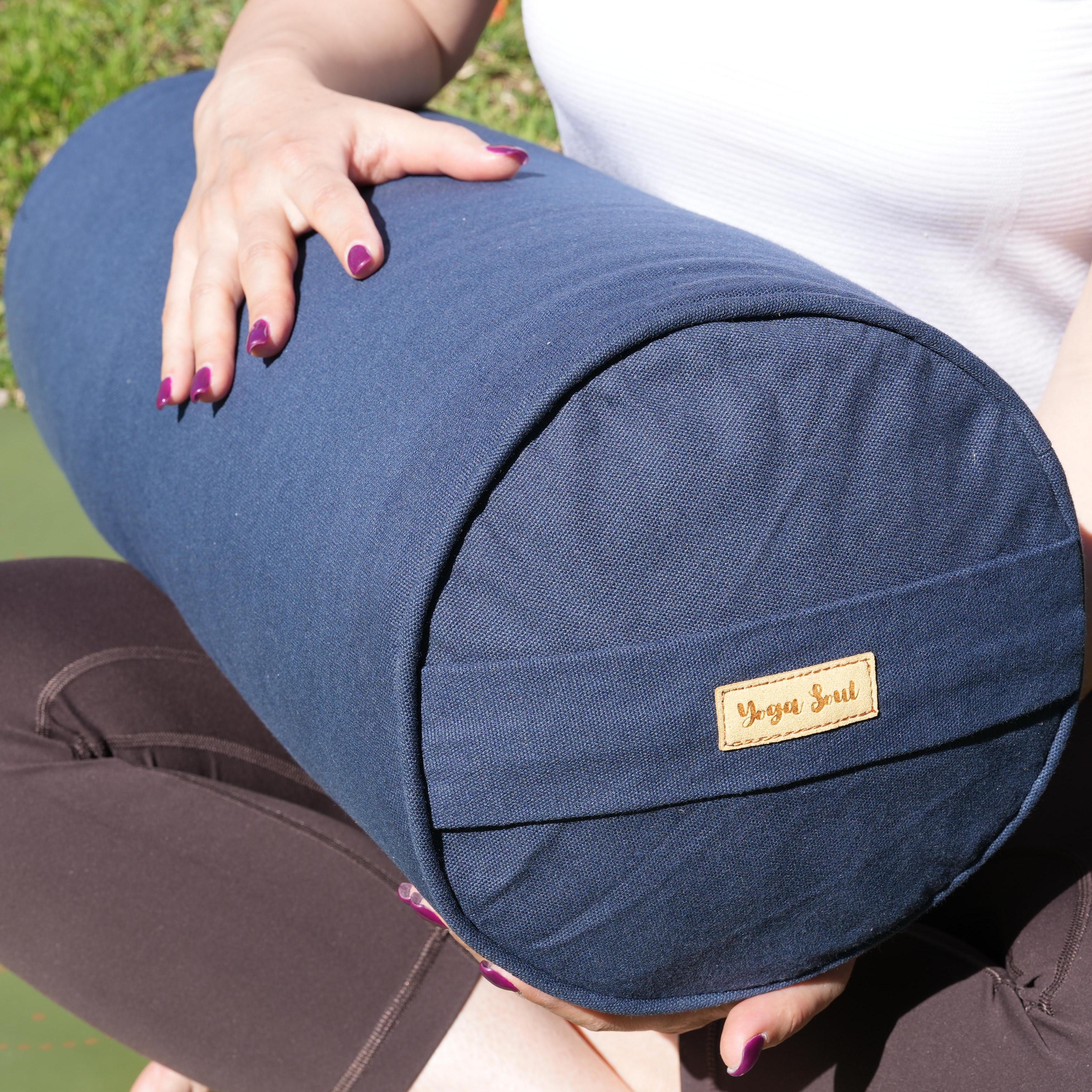 Round Yoga Bolster | Pure | Navy