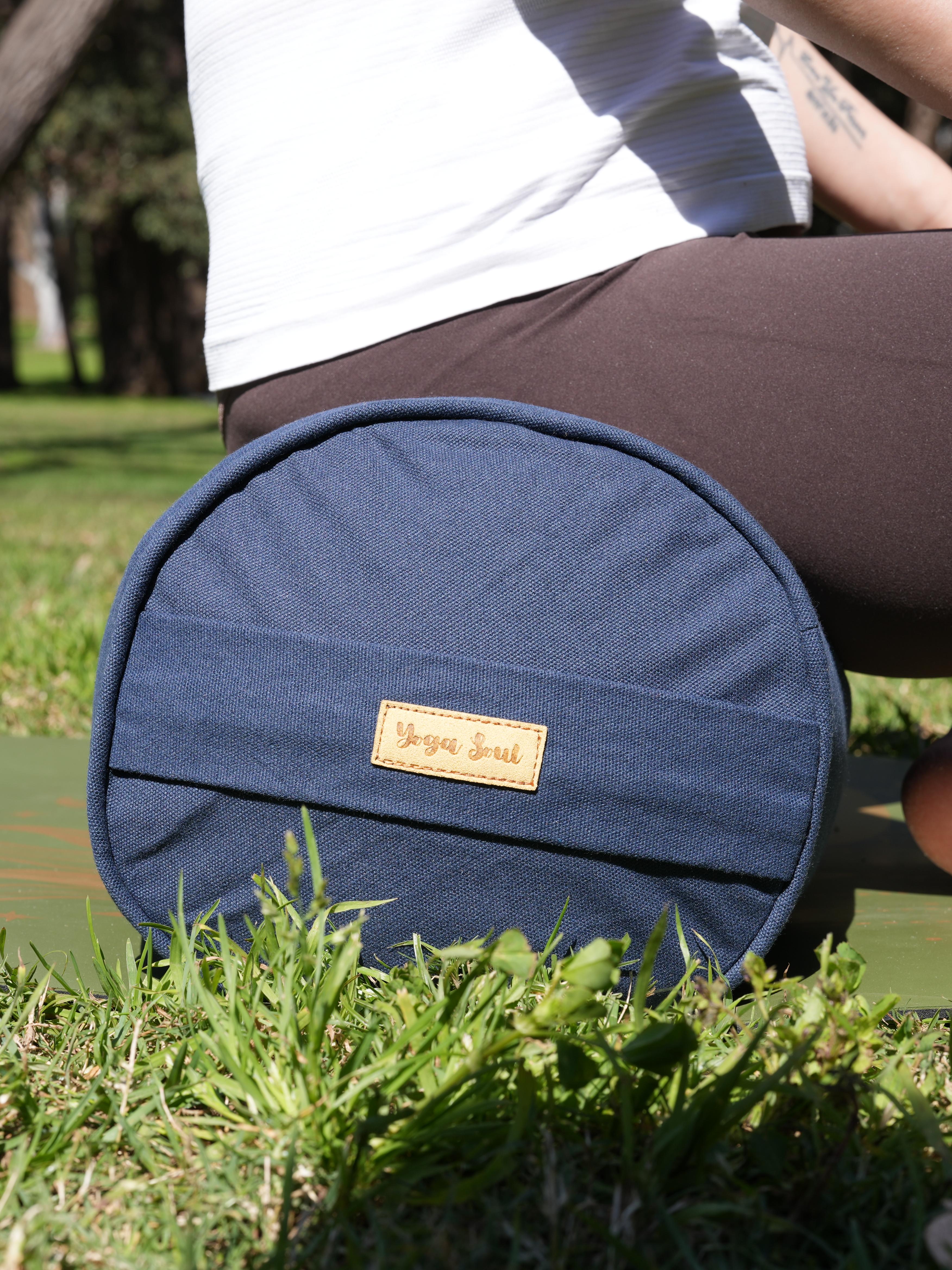 Round Yoga Bolster | Pure | Navy