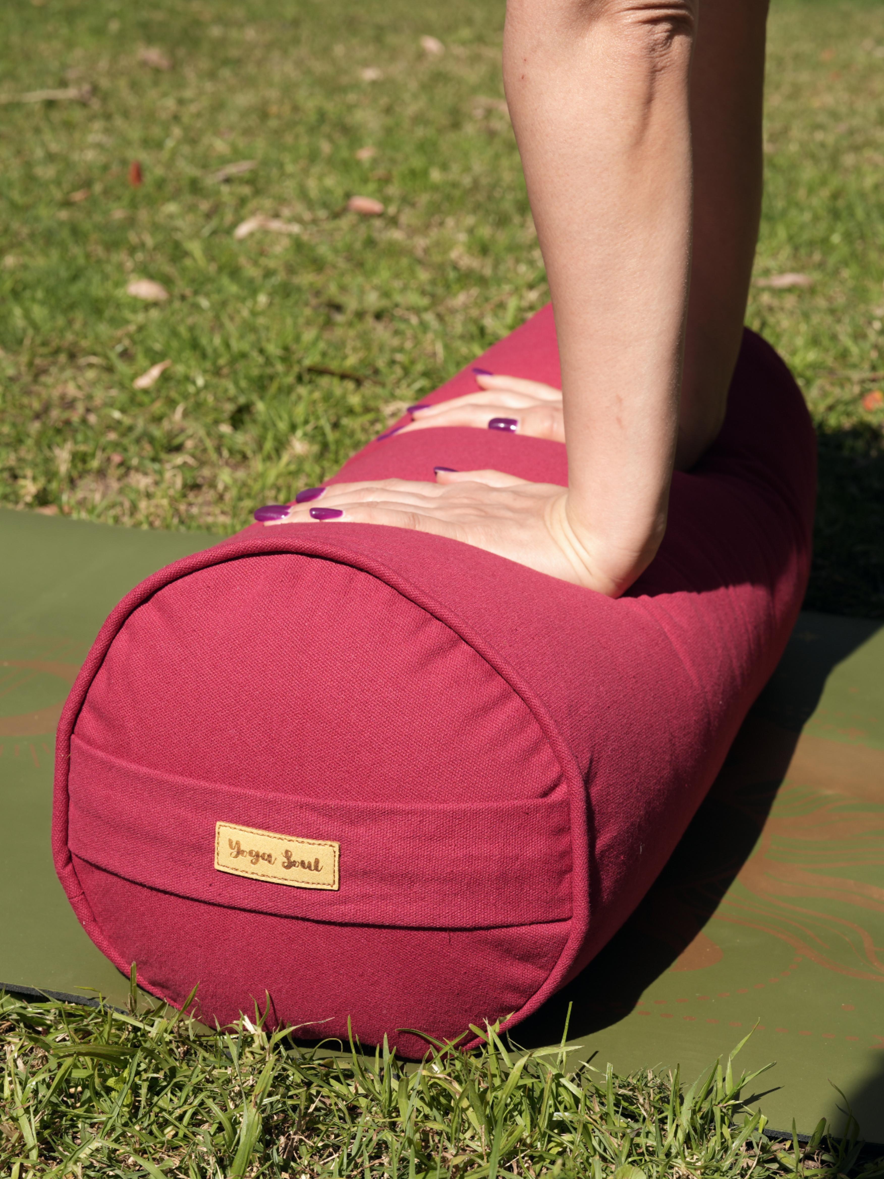 Round Yoga Bolster | Pure | Red
