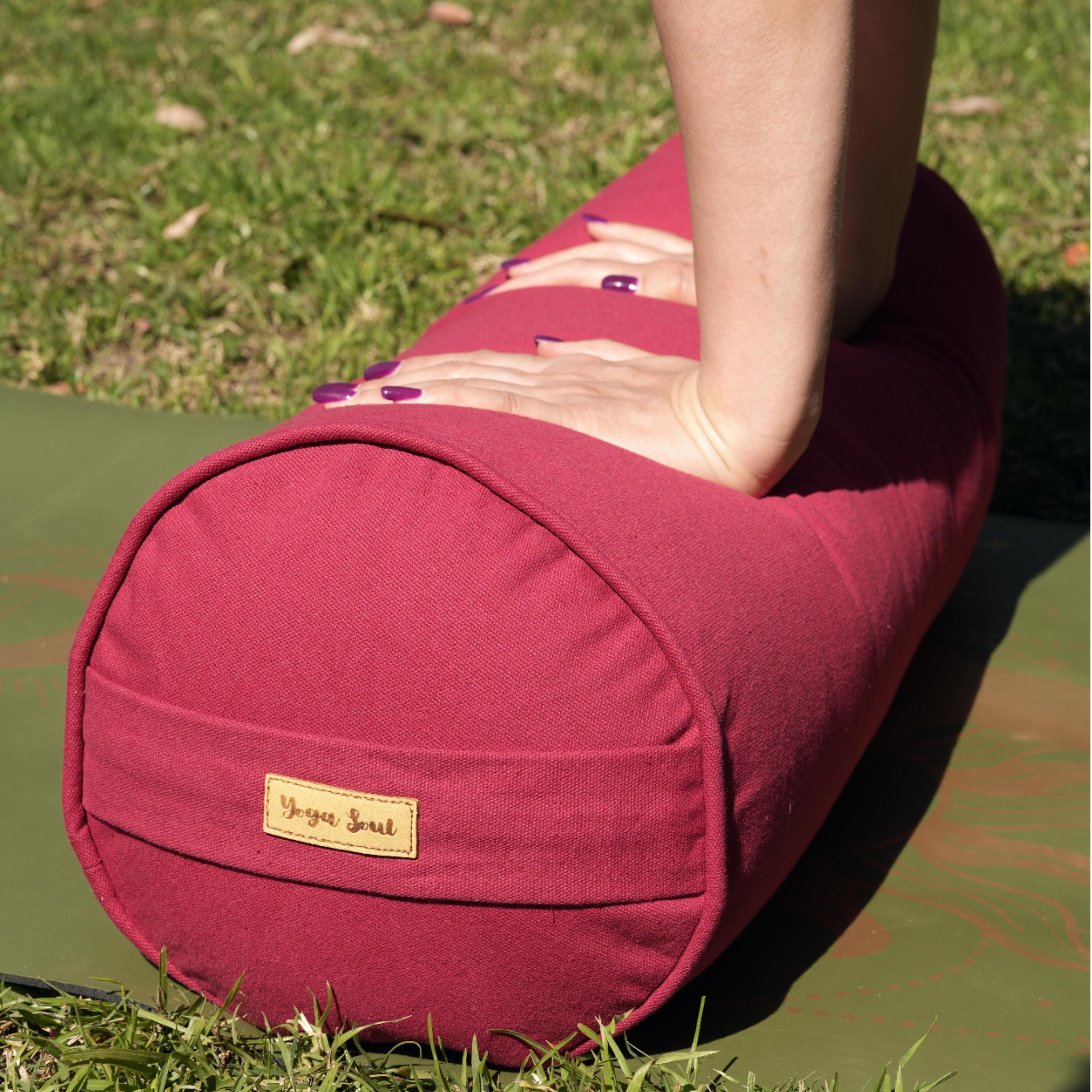 Round Yoga Bolster | Pure | Red