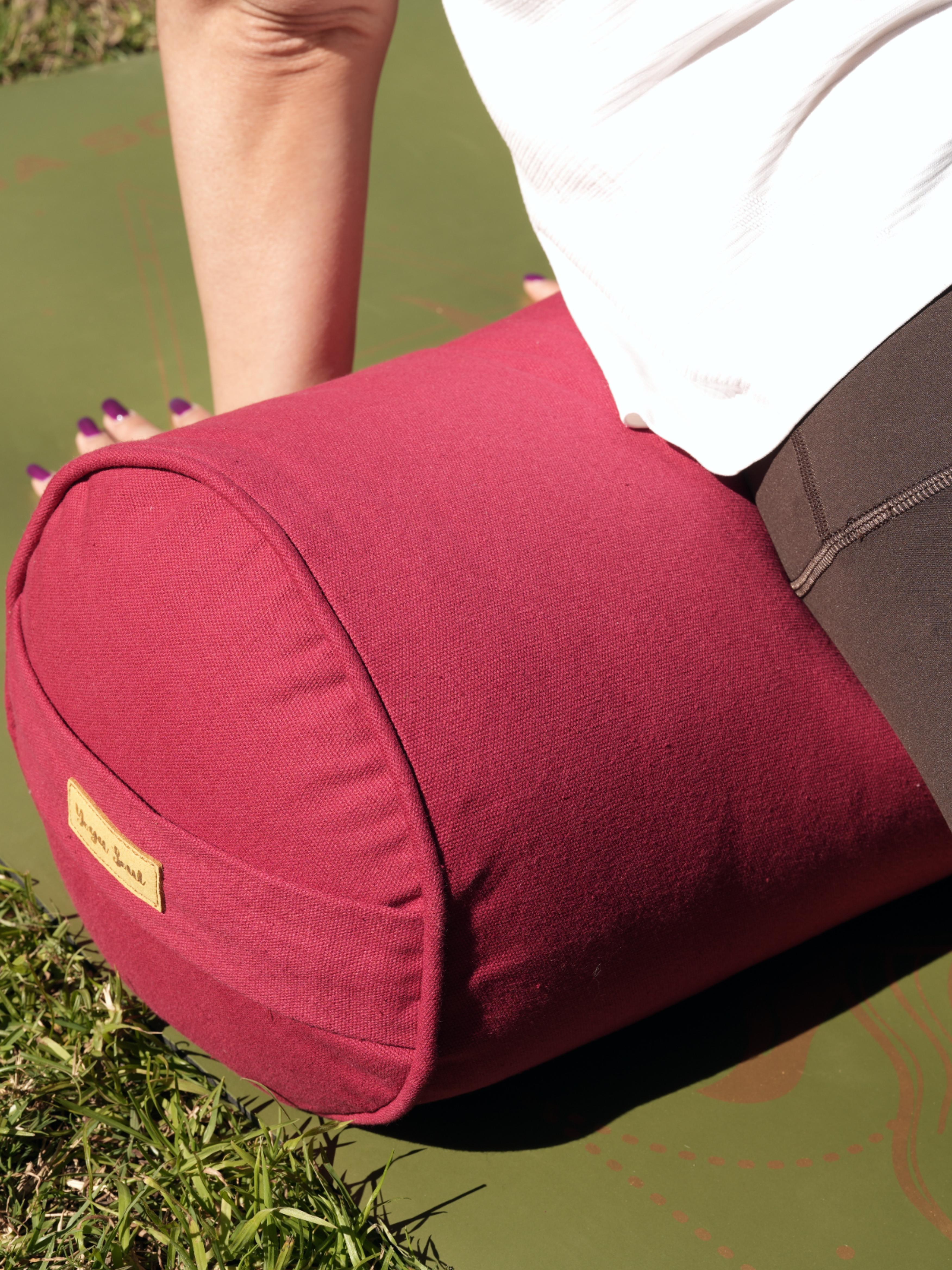 Round Yoga Bolster | Pure | Red