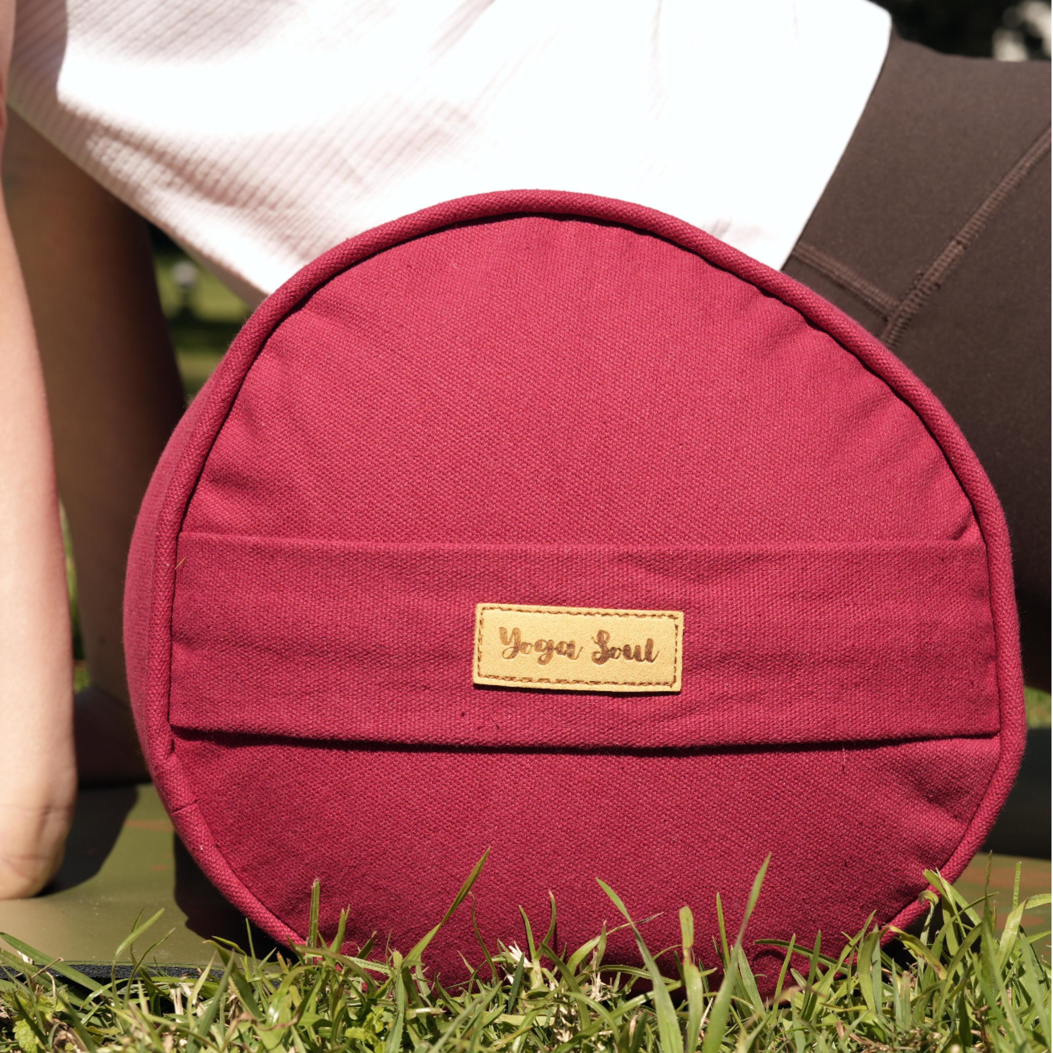 Round Yoga Bolster | Pure | Red