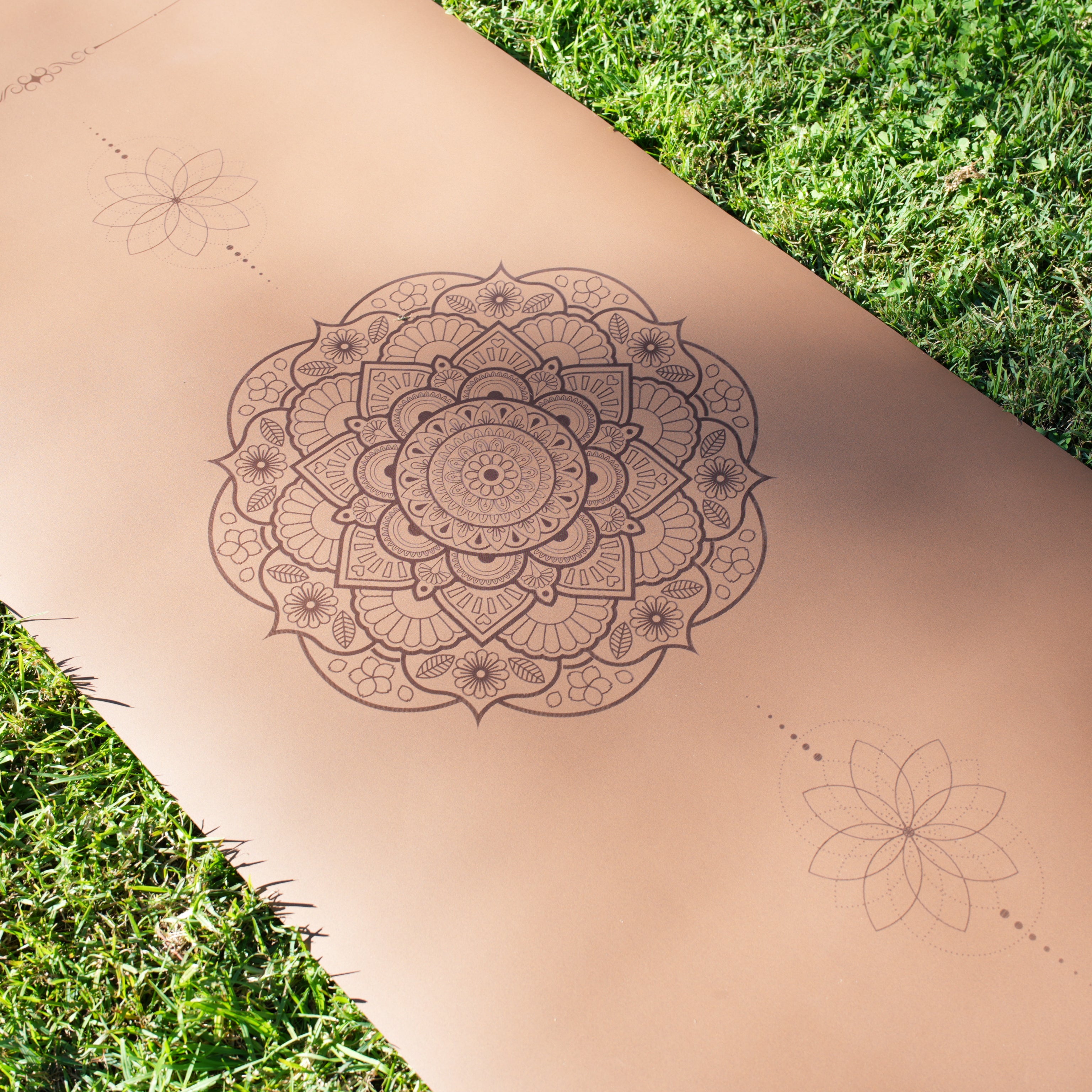 PowerPro Yoga Mat | Caramel Mandala