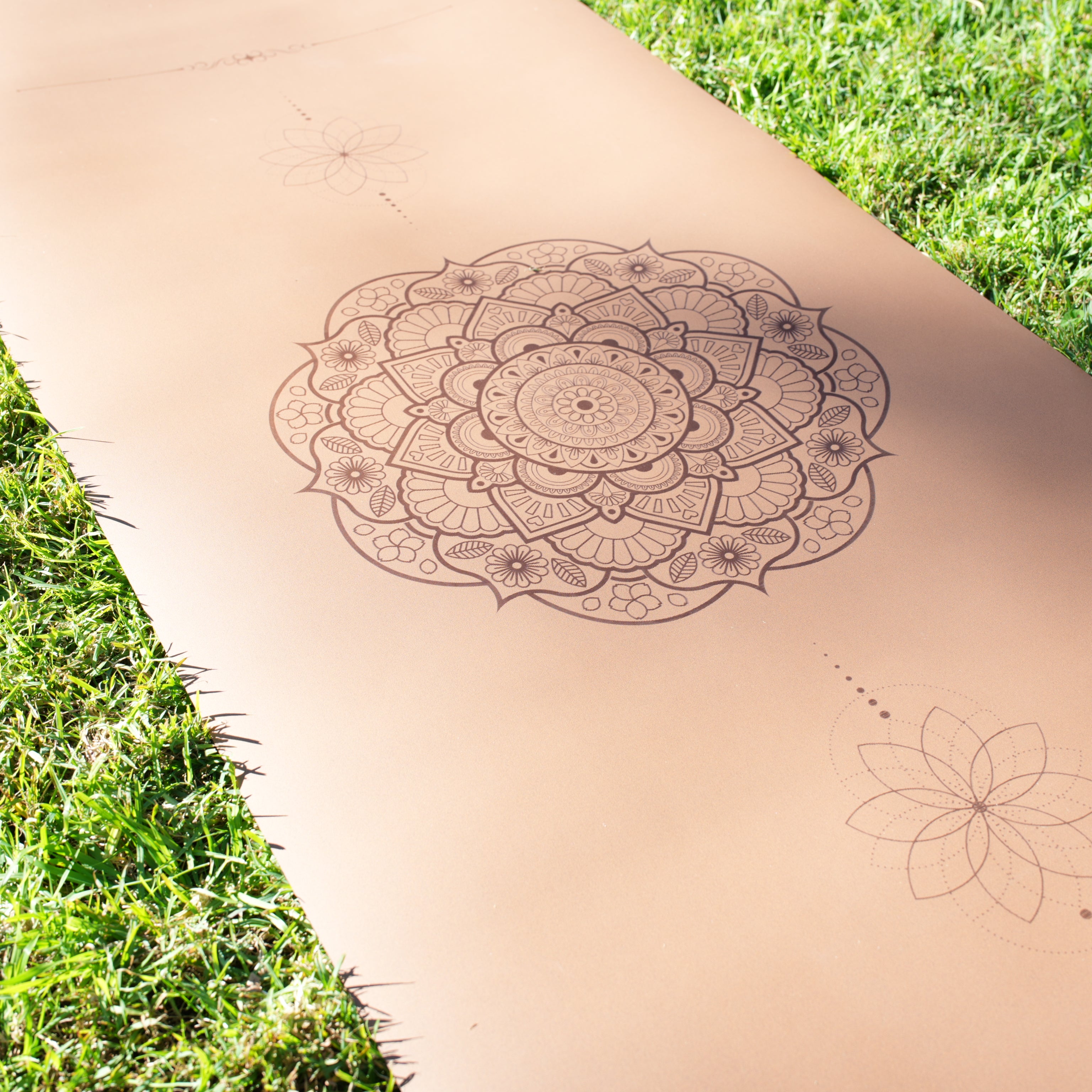 PowerPro Yoga Mat | Caramel Mandala