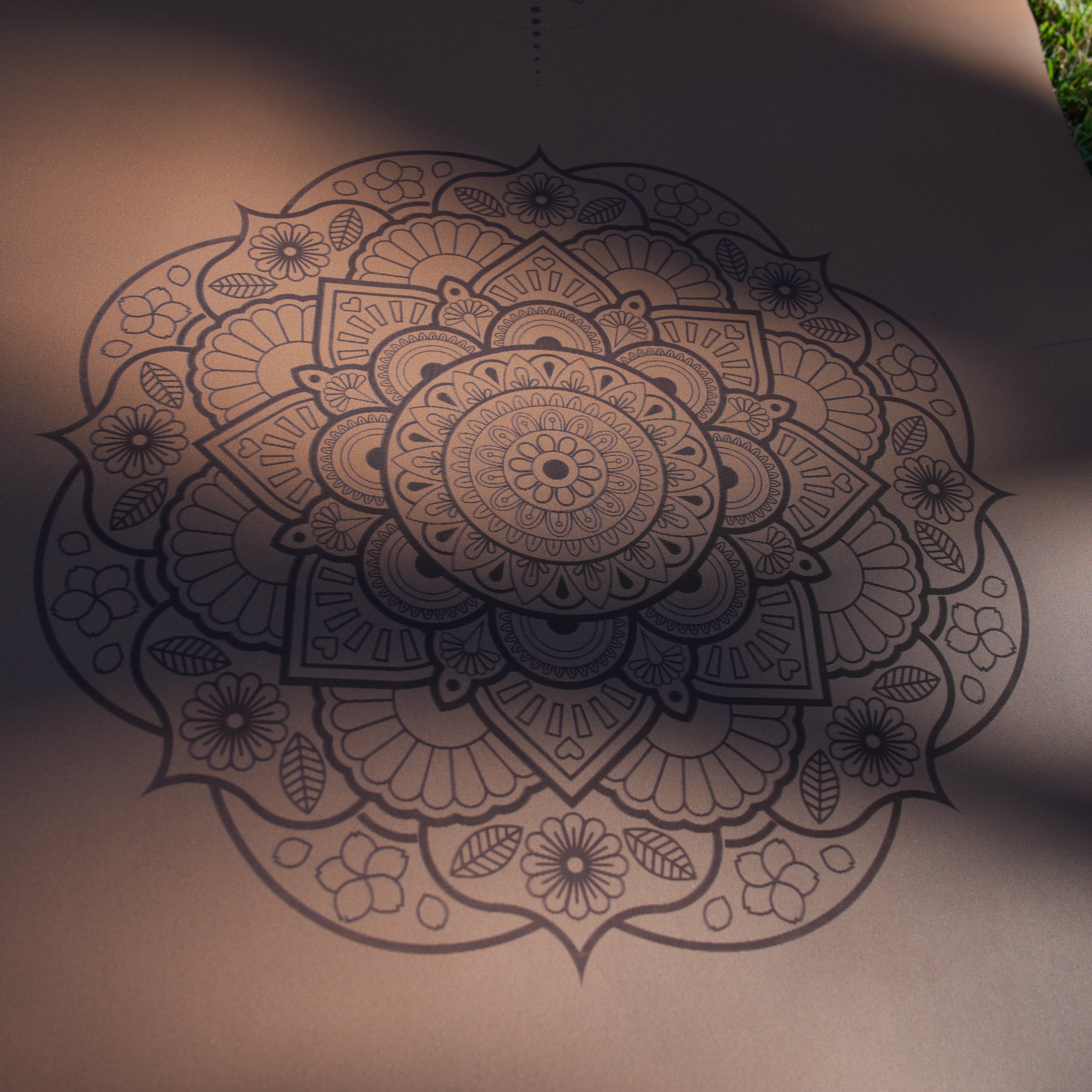 PowerPro Yoga Mat | Caramel Mandala