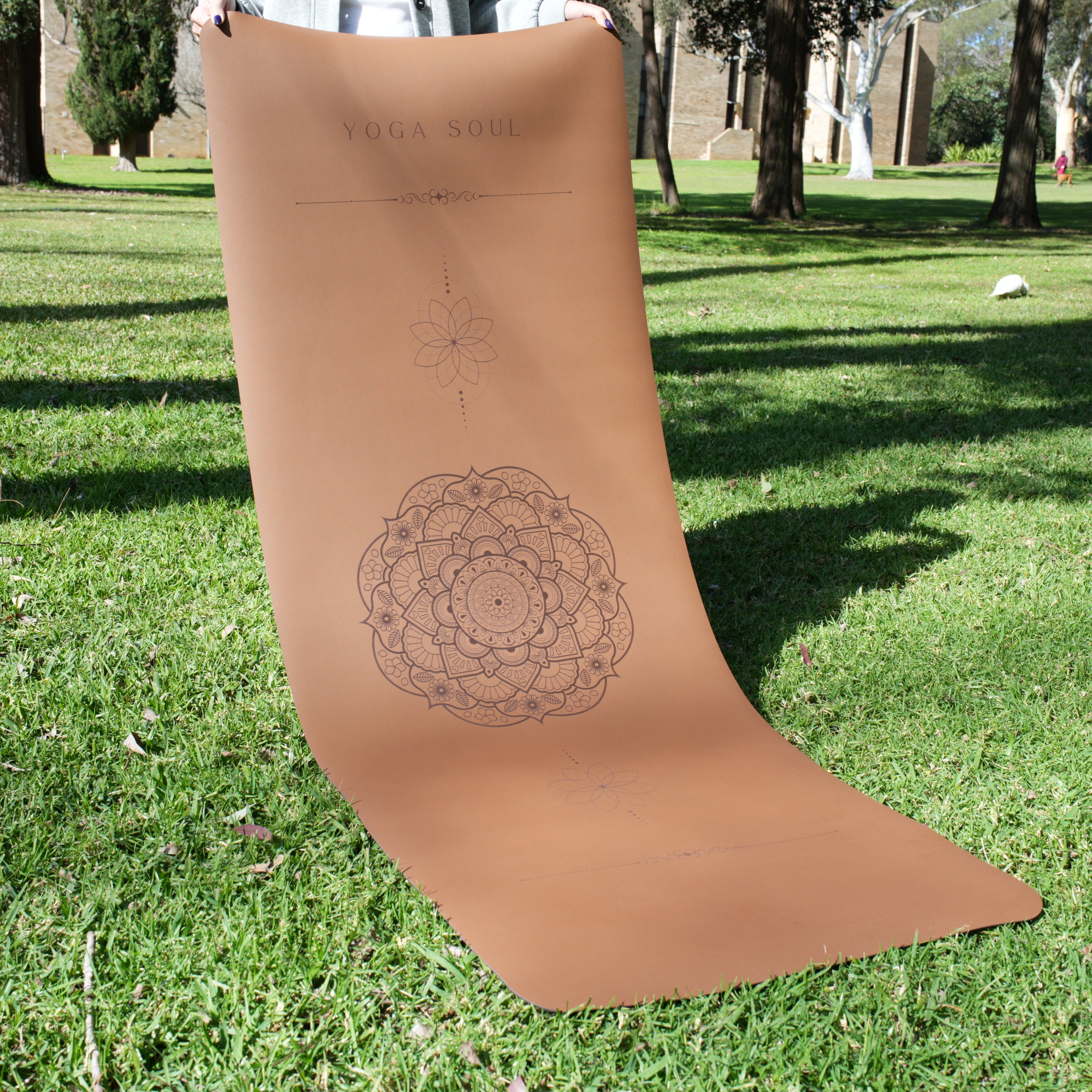 PowerPro Yoga Mat | Caramel Mandala
