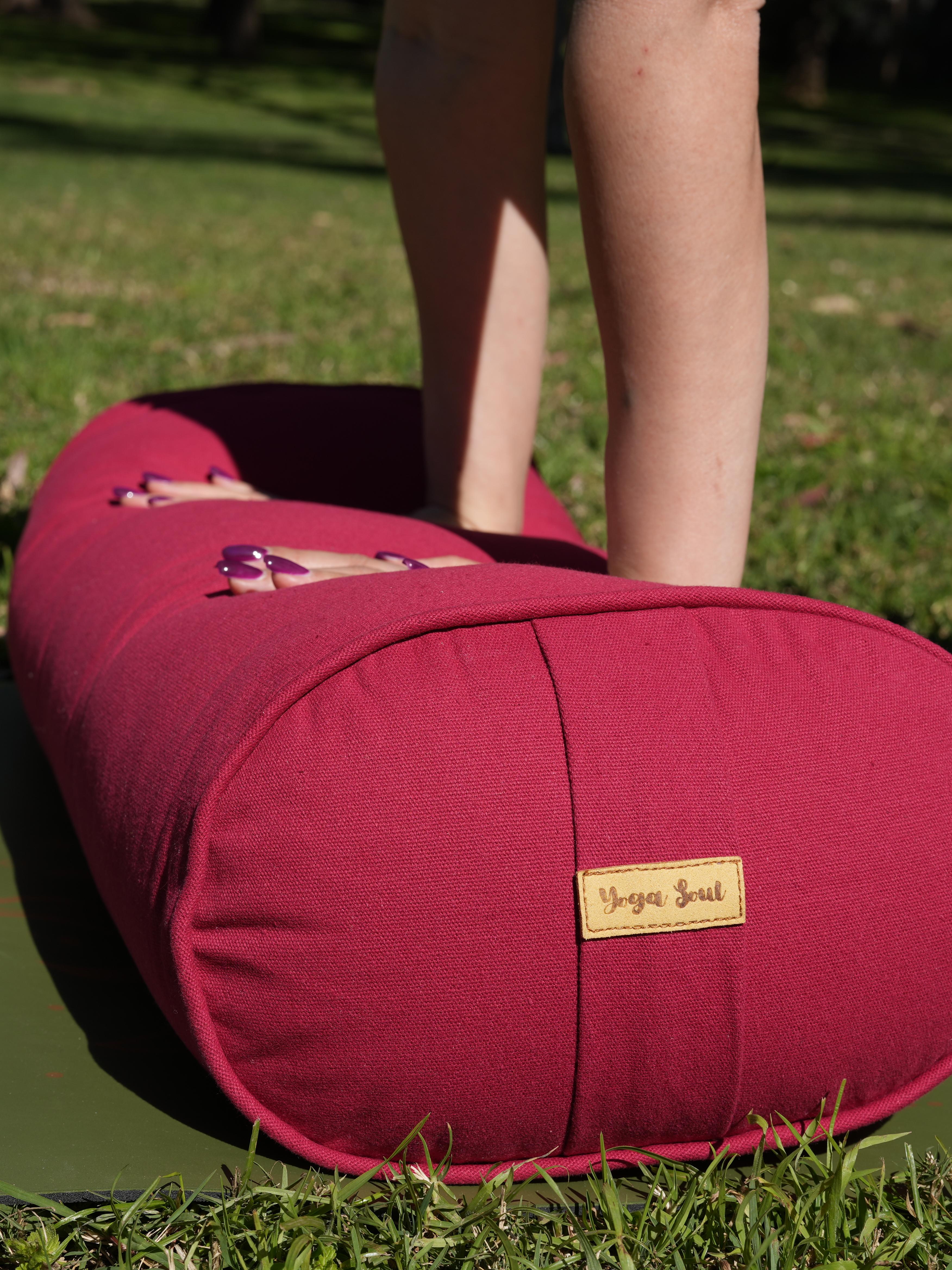 Oval Yoga Bolster | Pure | Red