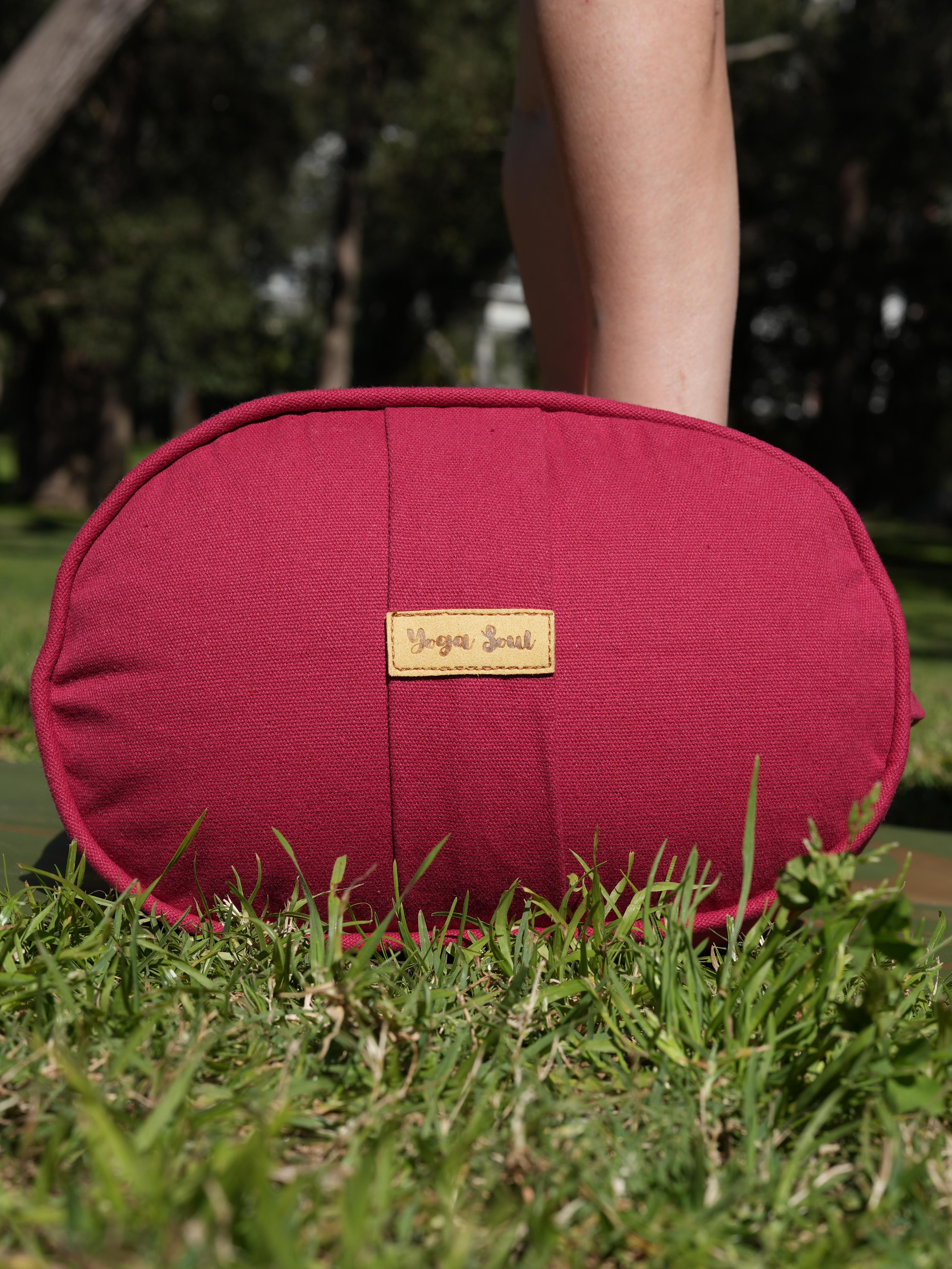 Oval Yoga Bolster | Pure | Red