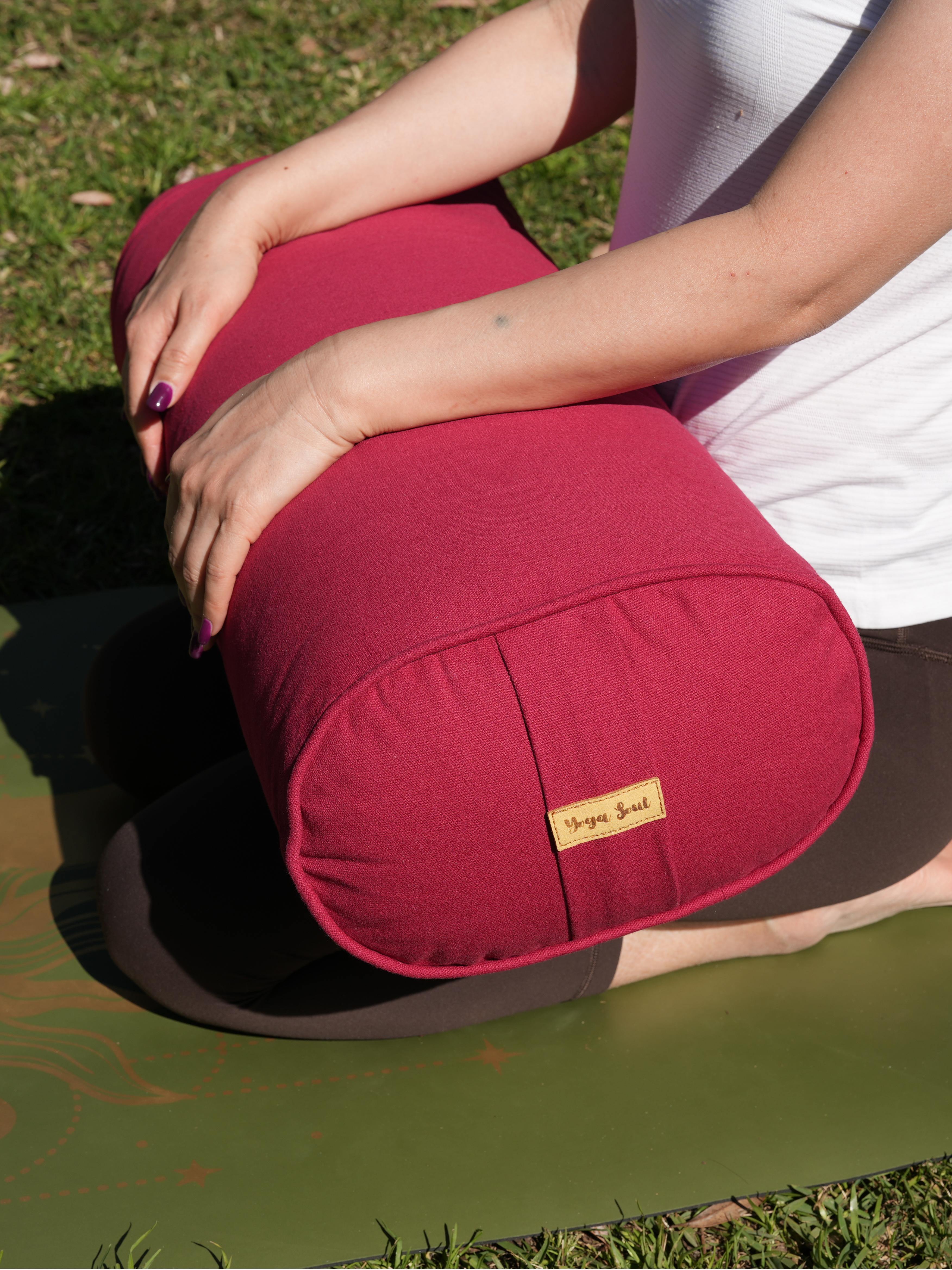 Oval Yoga Bolster | Pure | Red