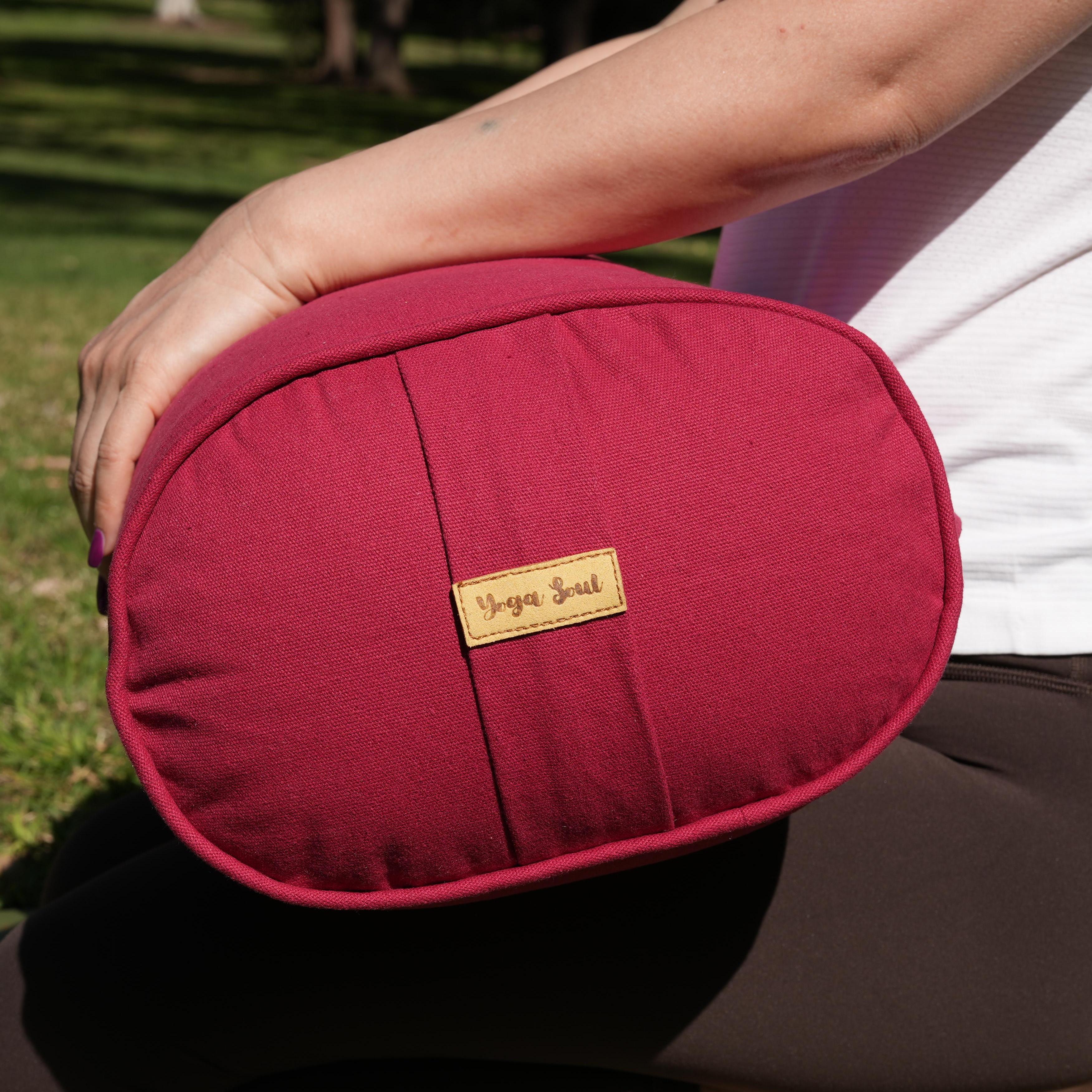Oval Yoga Bolster | Pure | Red