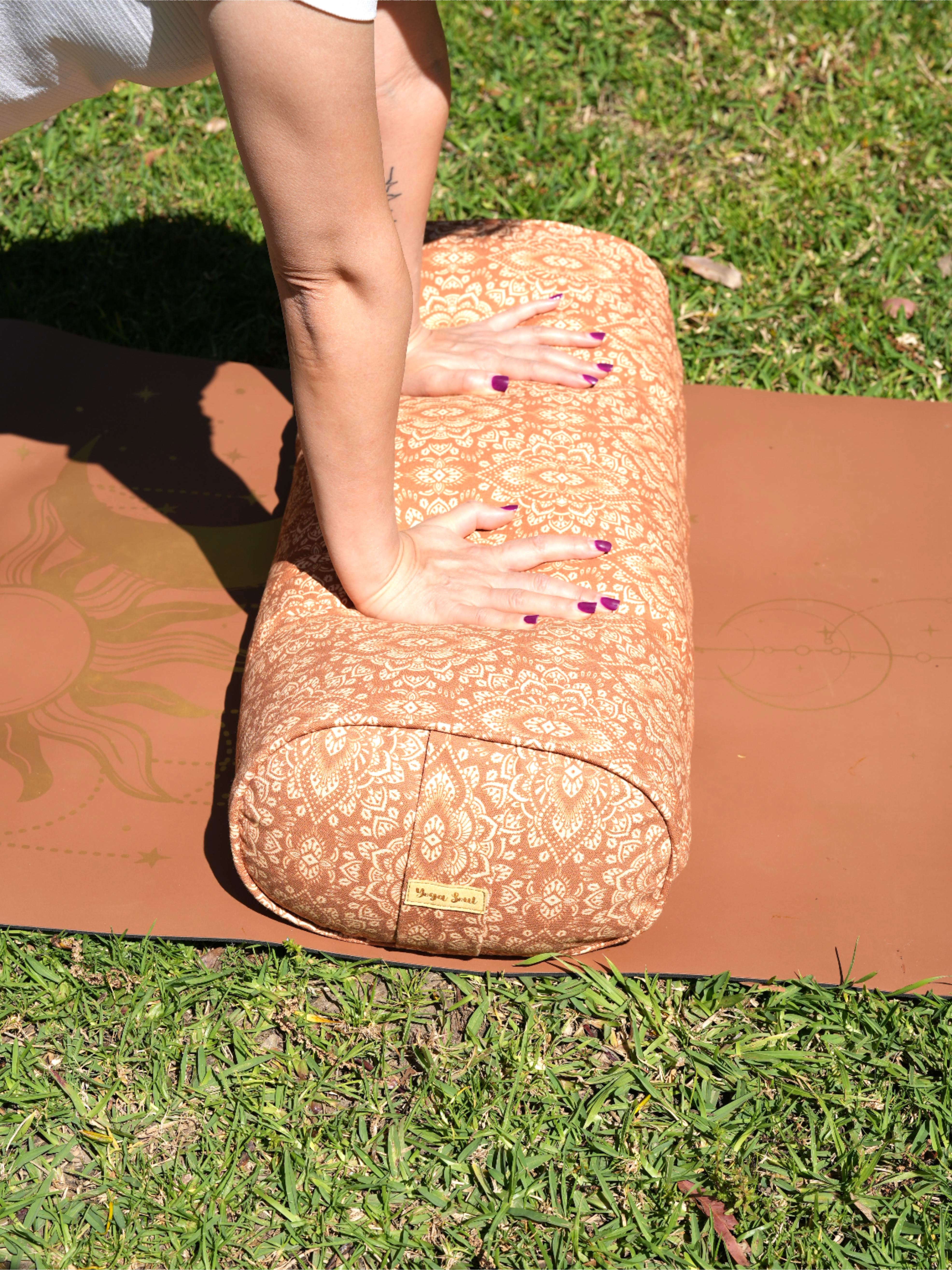Oval Yoga Bolster | Mandala | Earth