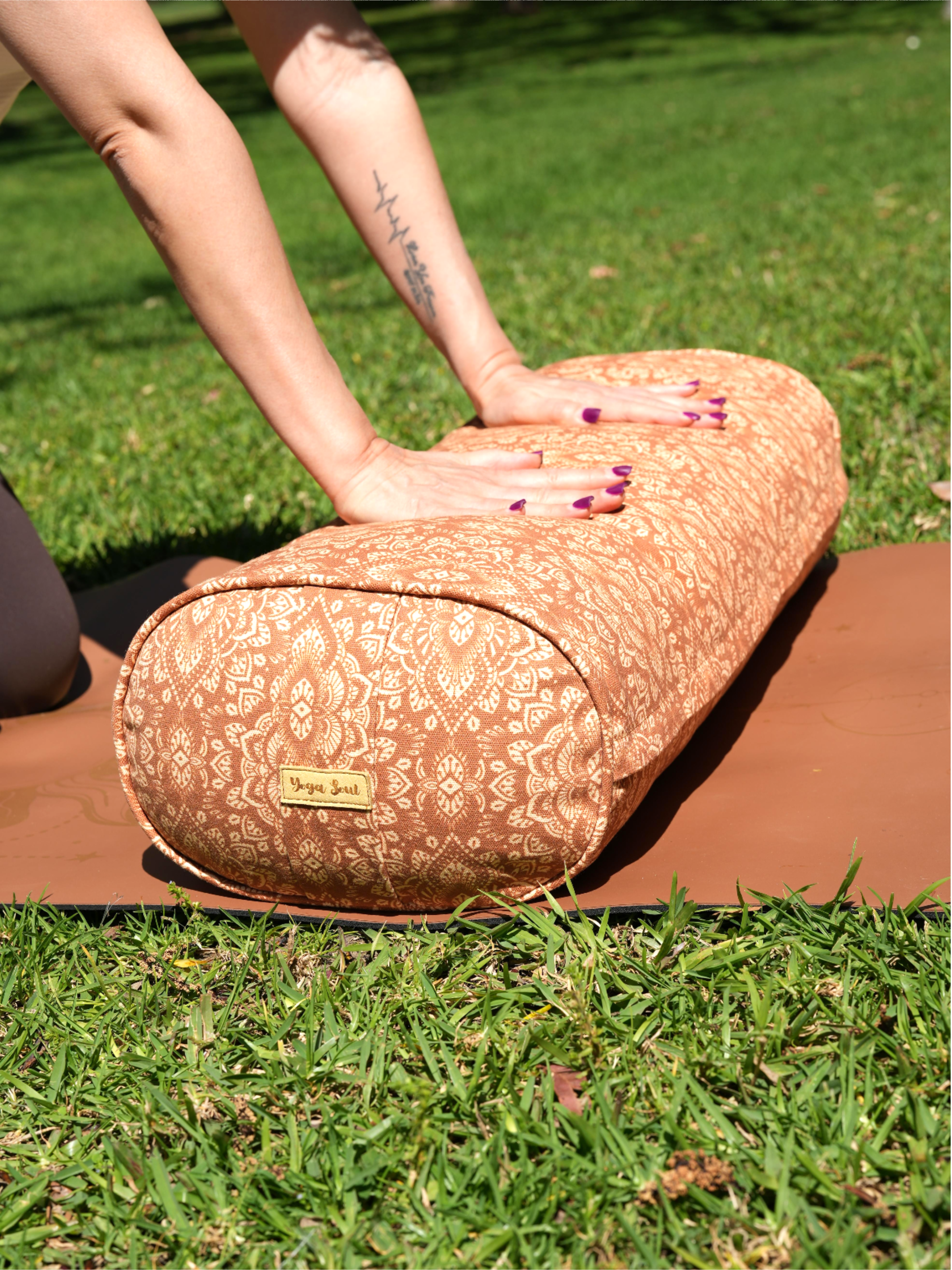 Oval Yoga Bolster | Mandala | Earth