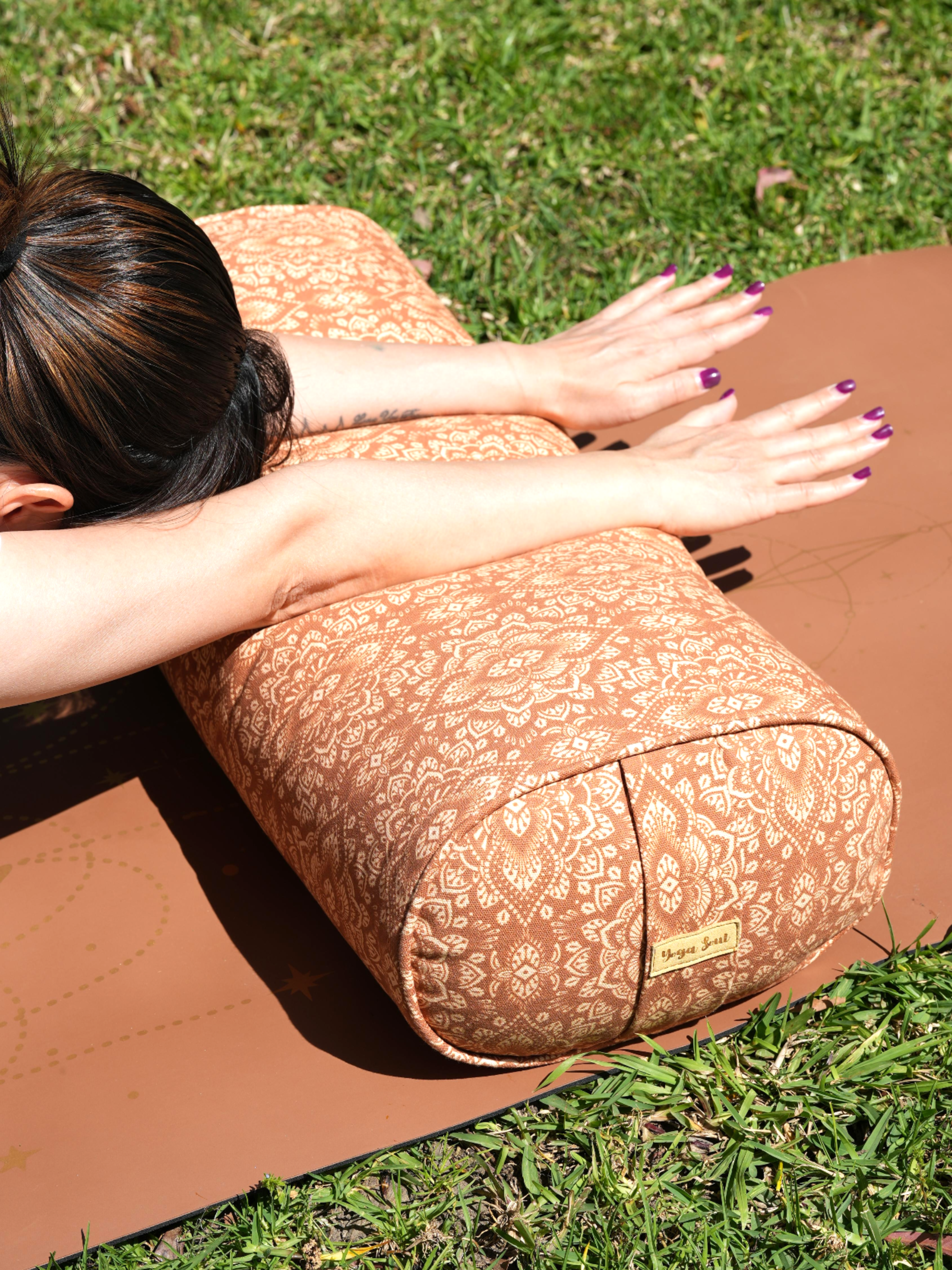Oval Yoga Bolster | Mandala | Earth