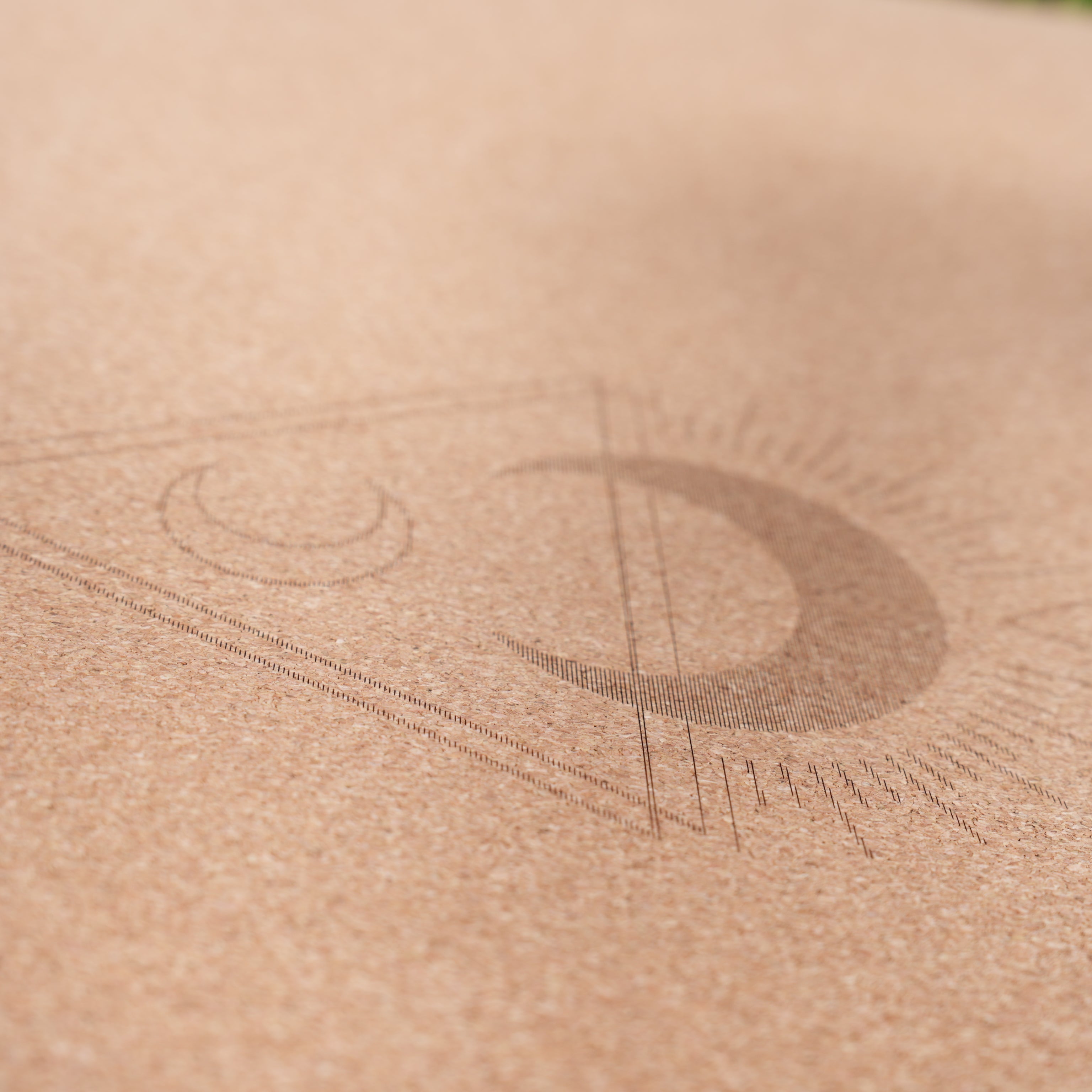 Cork Yoga Mat | Sun and Moon