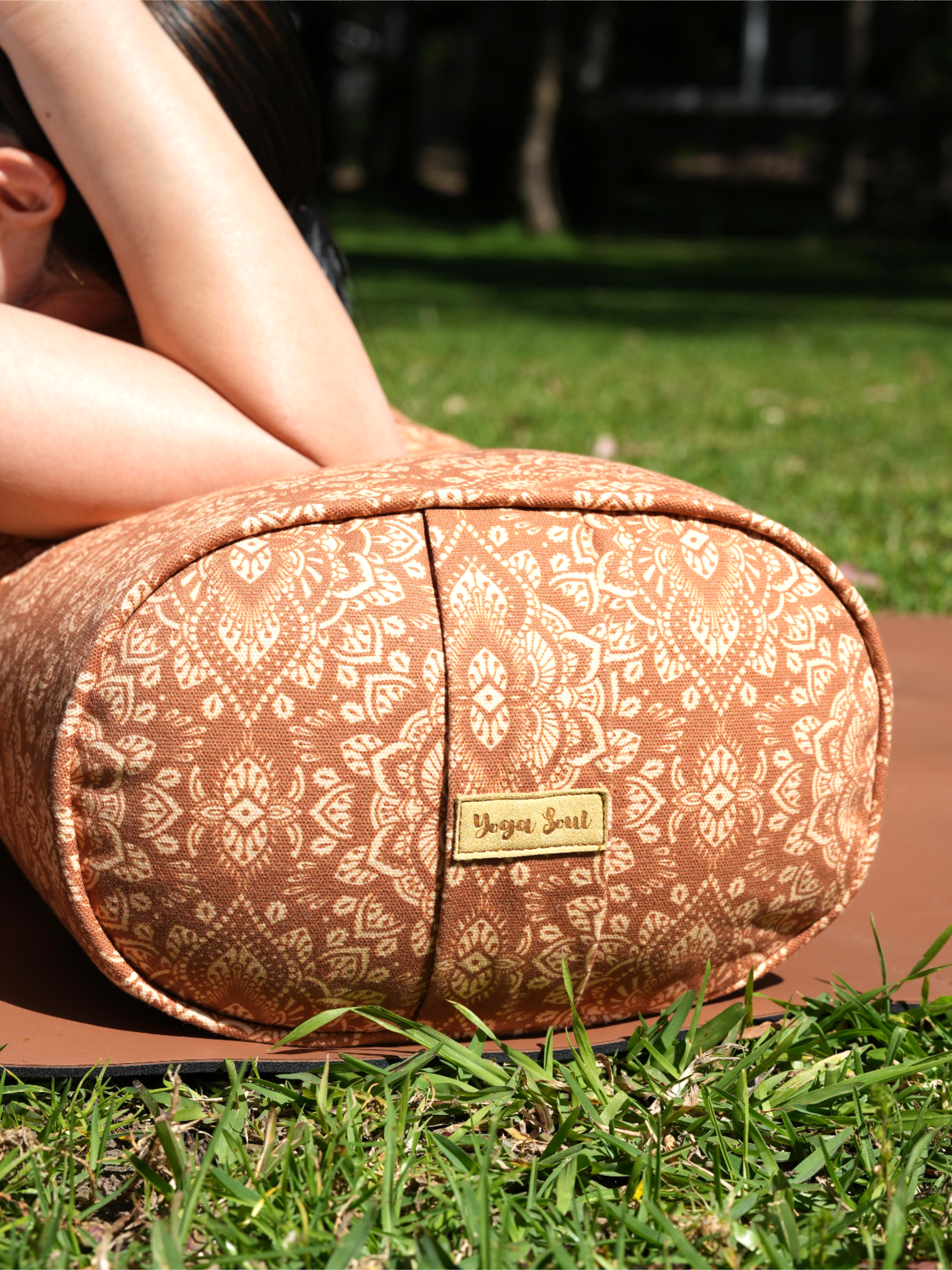Oval Yoga Bolster | Mandala | Earth