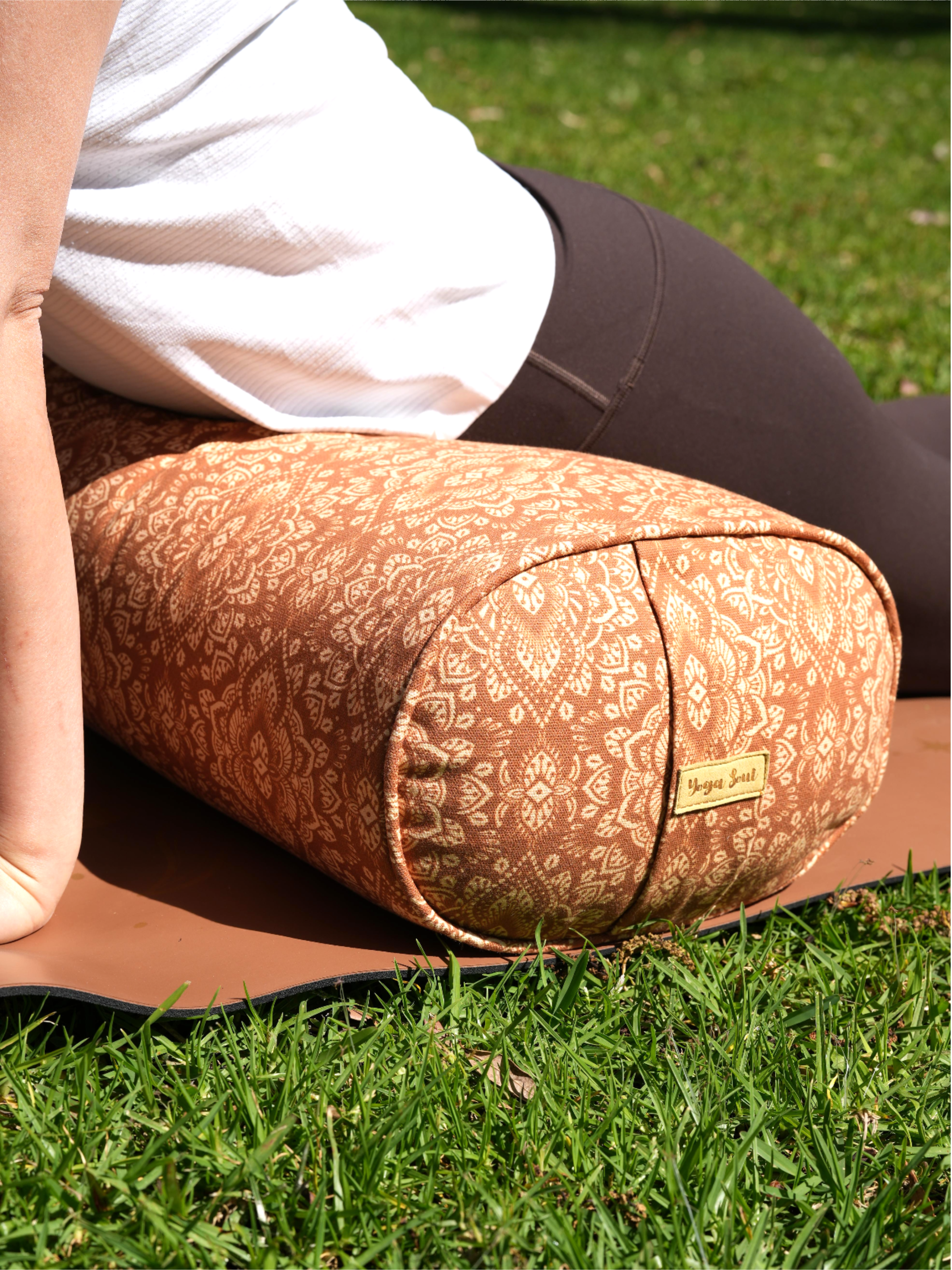 Oval Yoga Bolster | Mandala | Earth