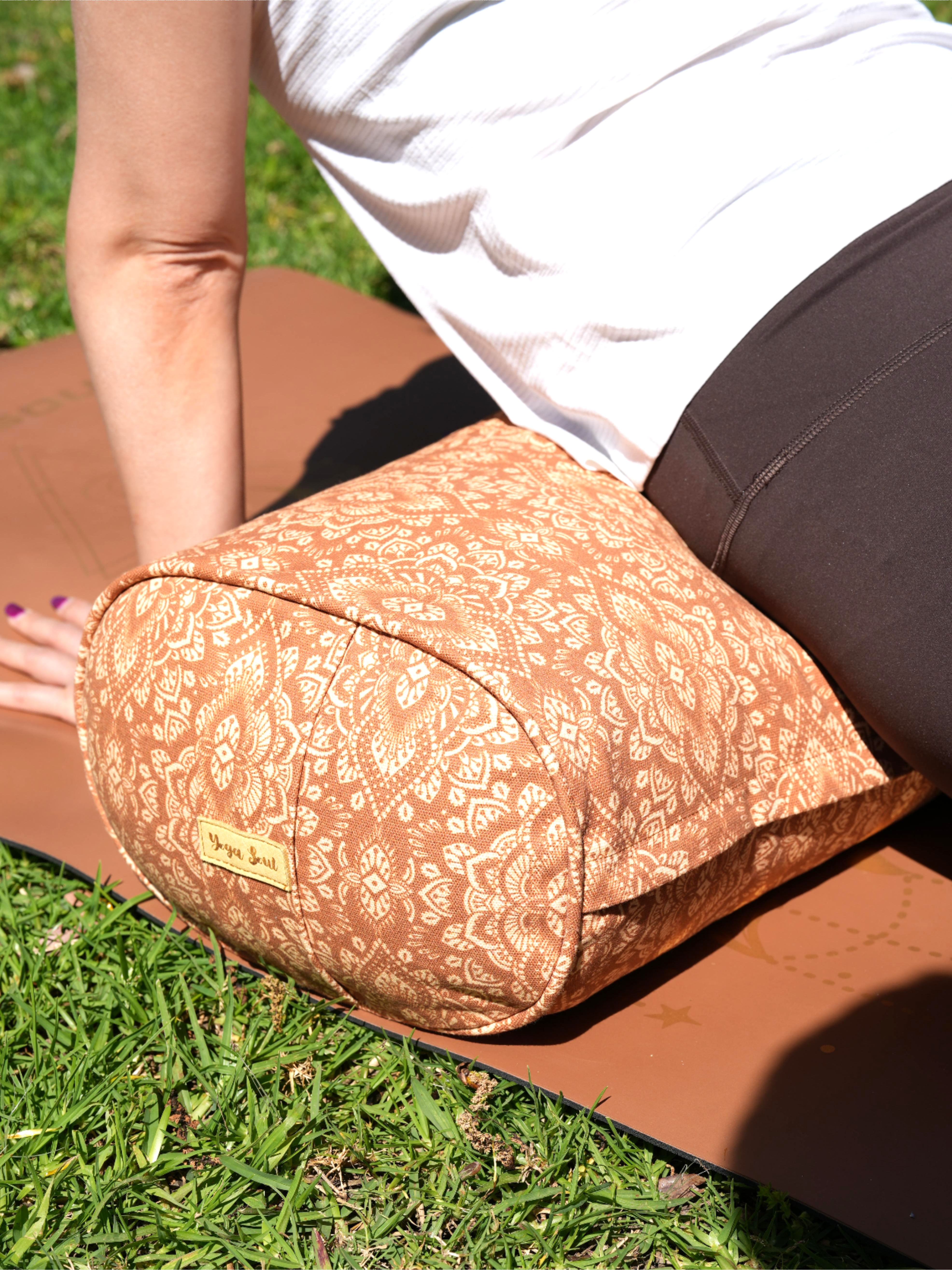 Oval Yoga Bolster | Mandala | Earth