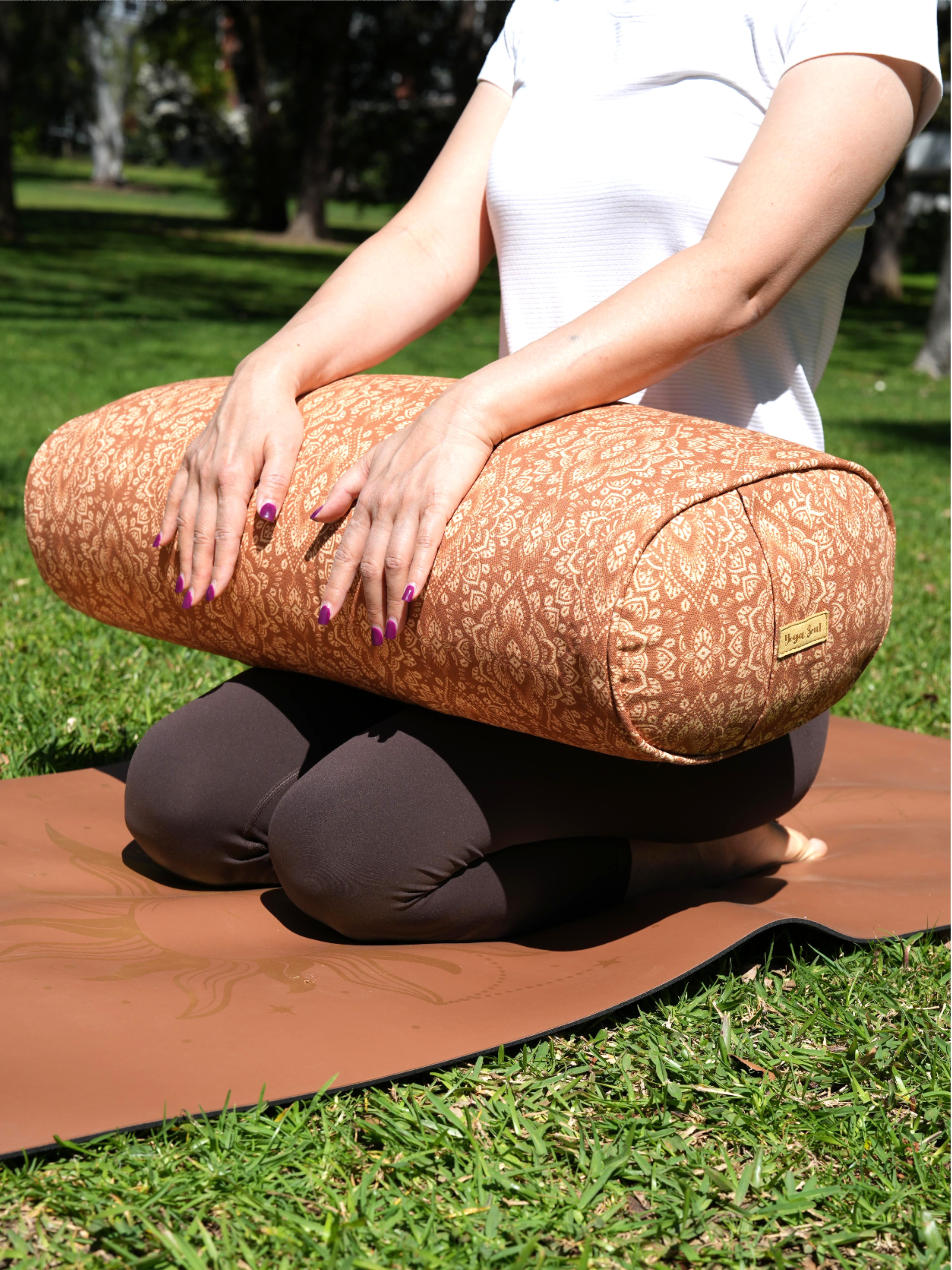 Oval Yoga Bolster | Mandala | Earth