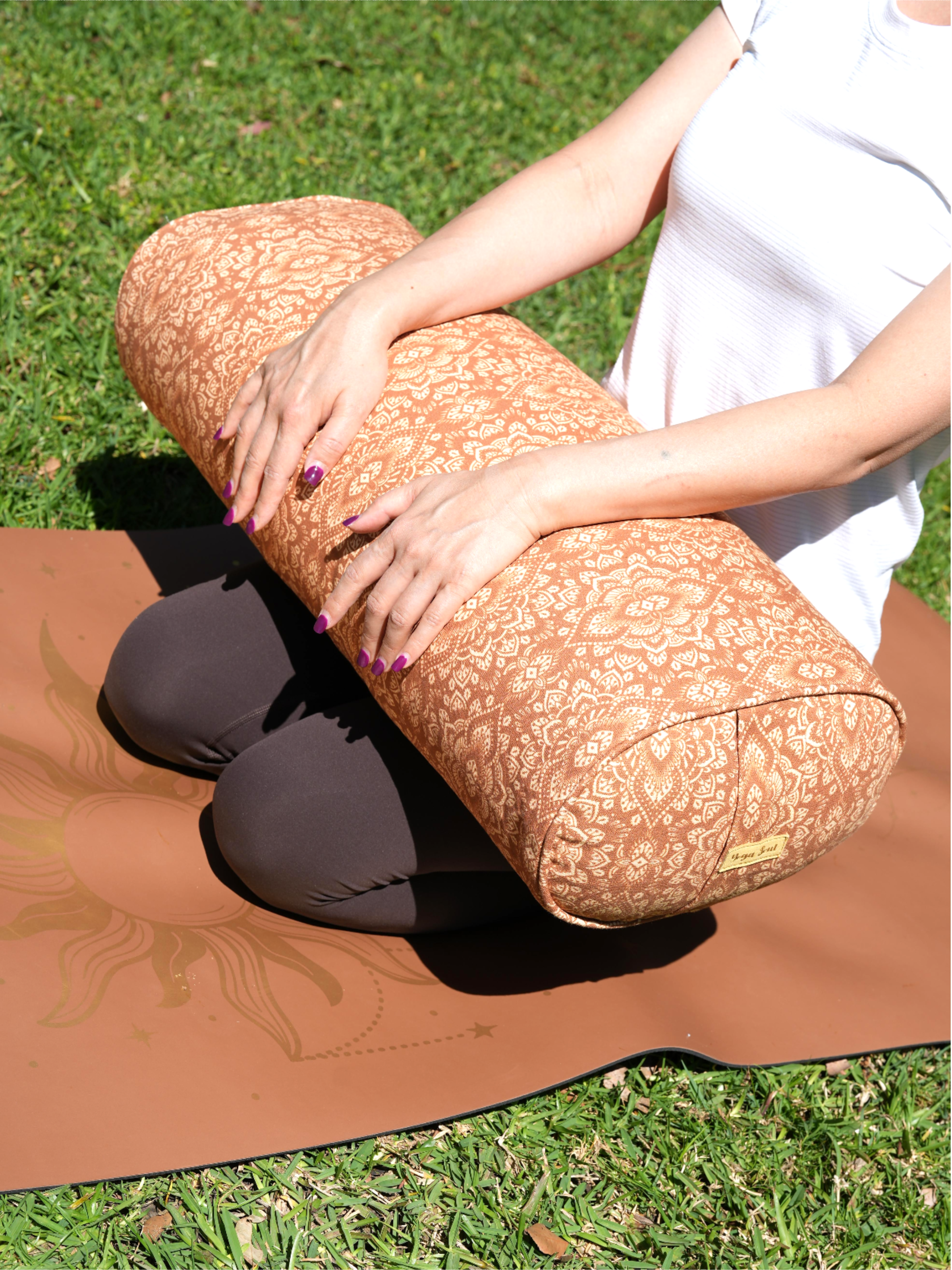 Oval Yoga Bolster | Mandala | Earth