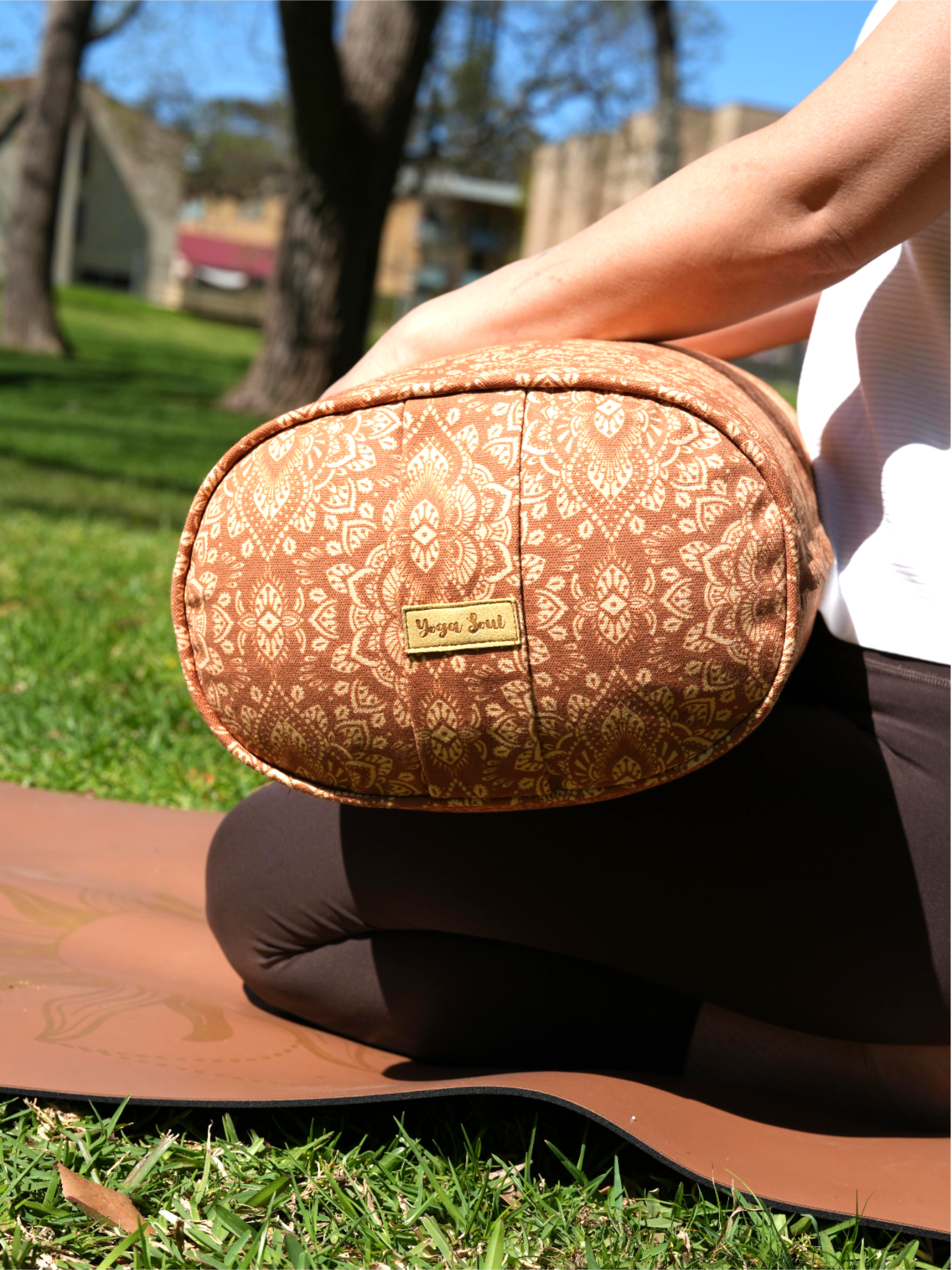 Oval Yoga Bolster | Mandala | Earth