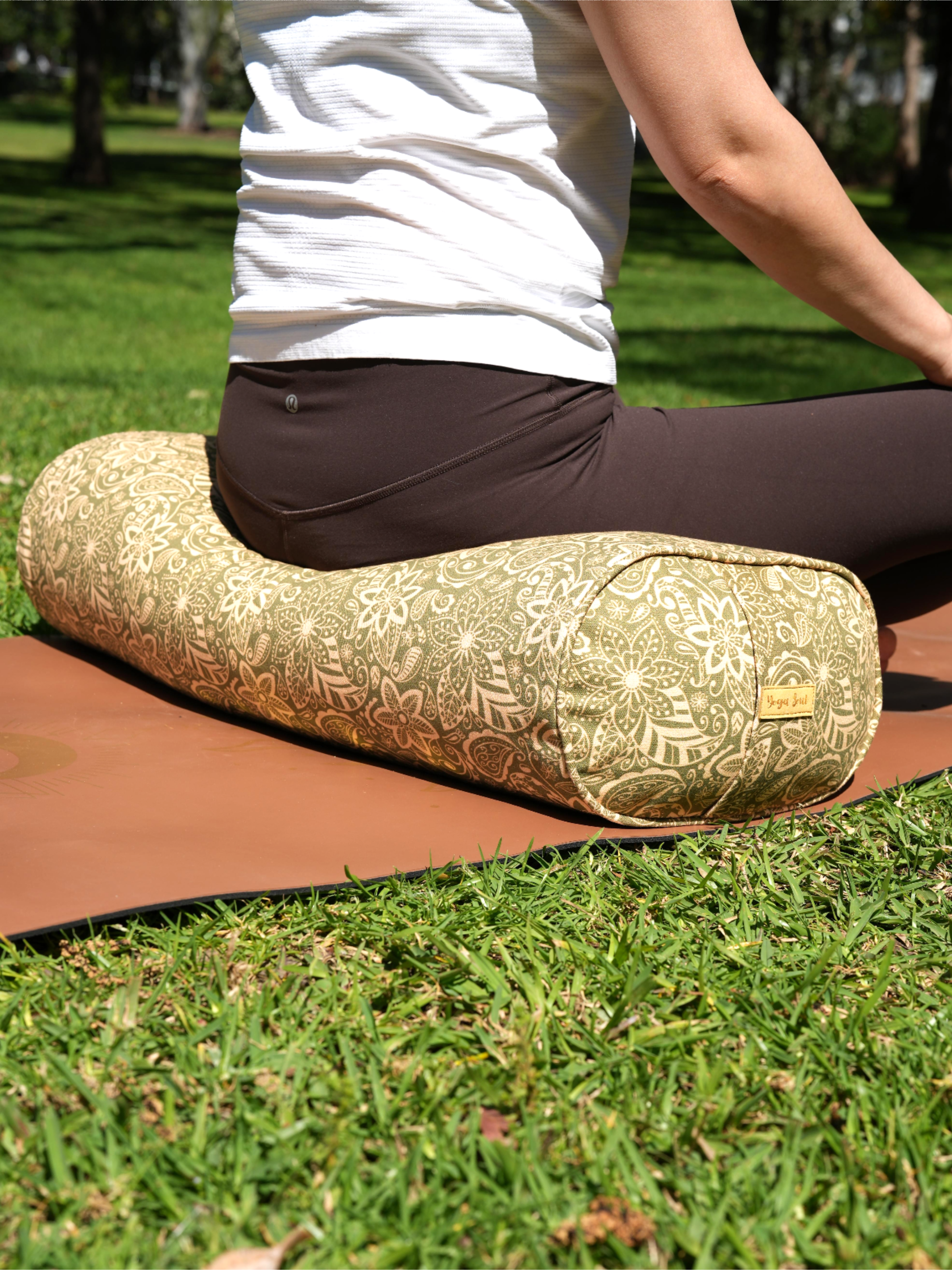 Oval Yoga Bolster | StarFlower | Olive