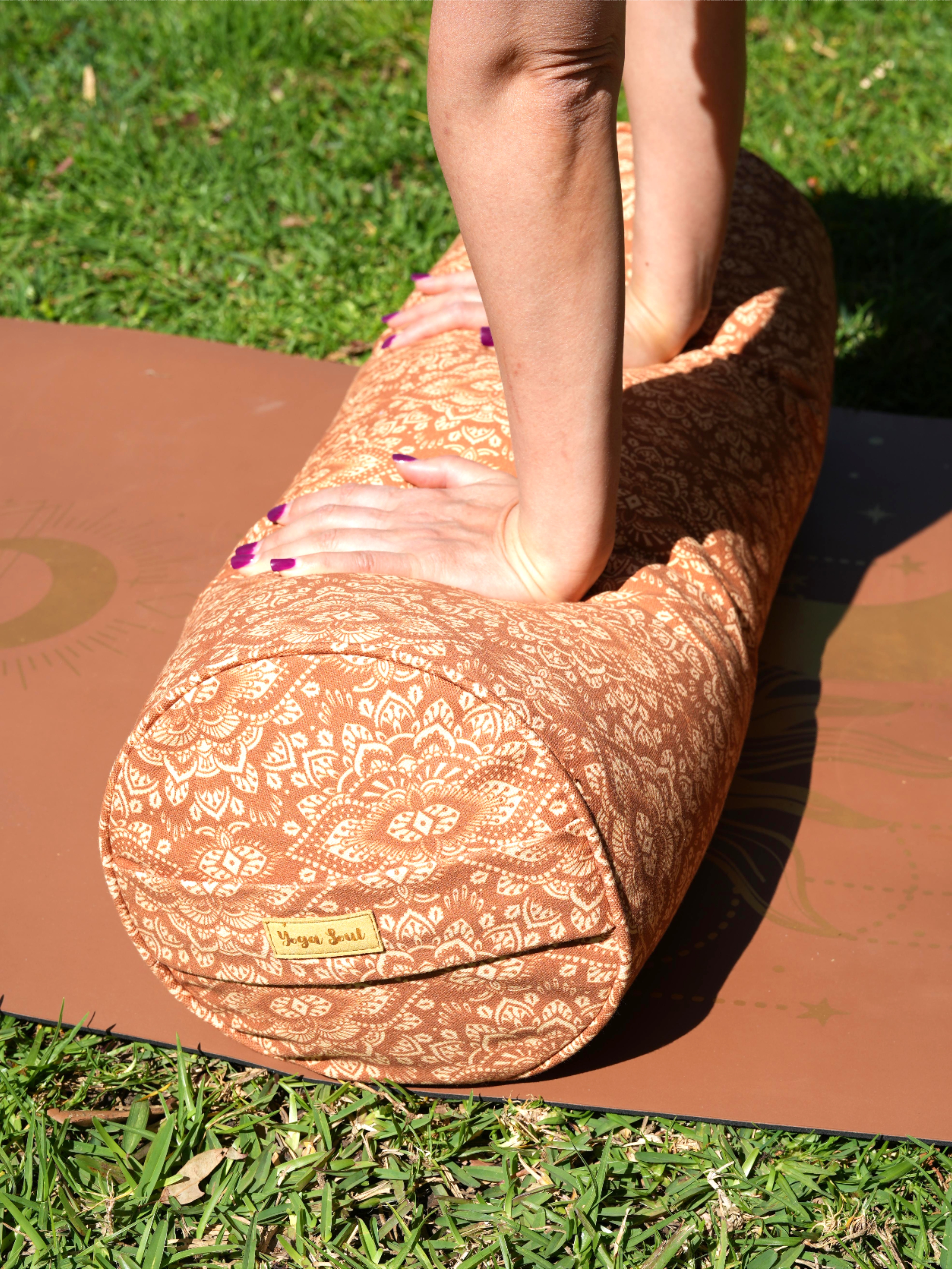 Round Yoga Bolster | Mandala | Earth