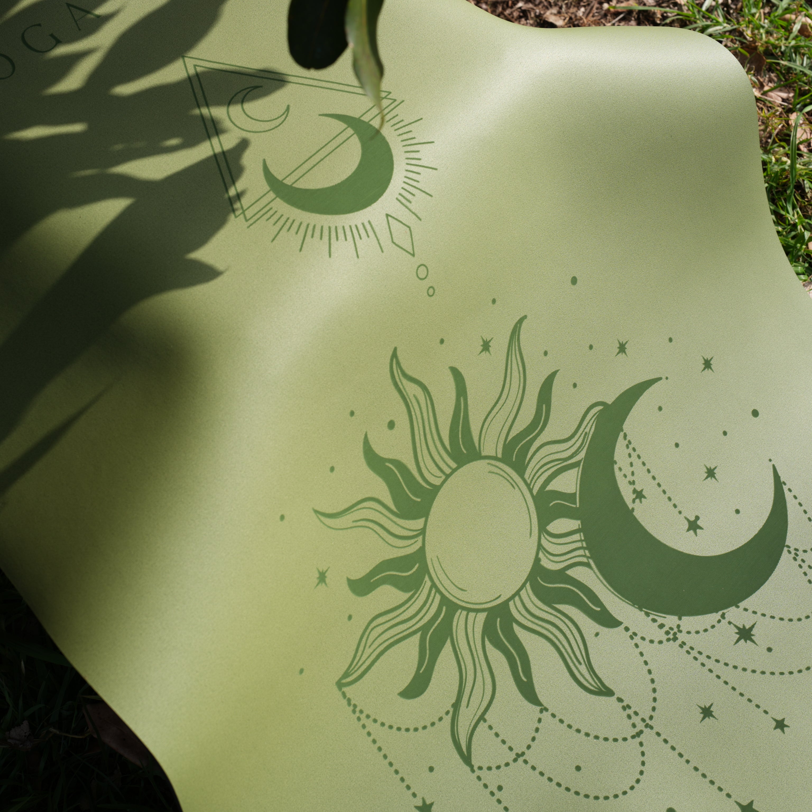 PowerPro Yoga Mat | Olive Sun and Moon