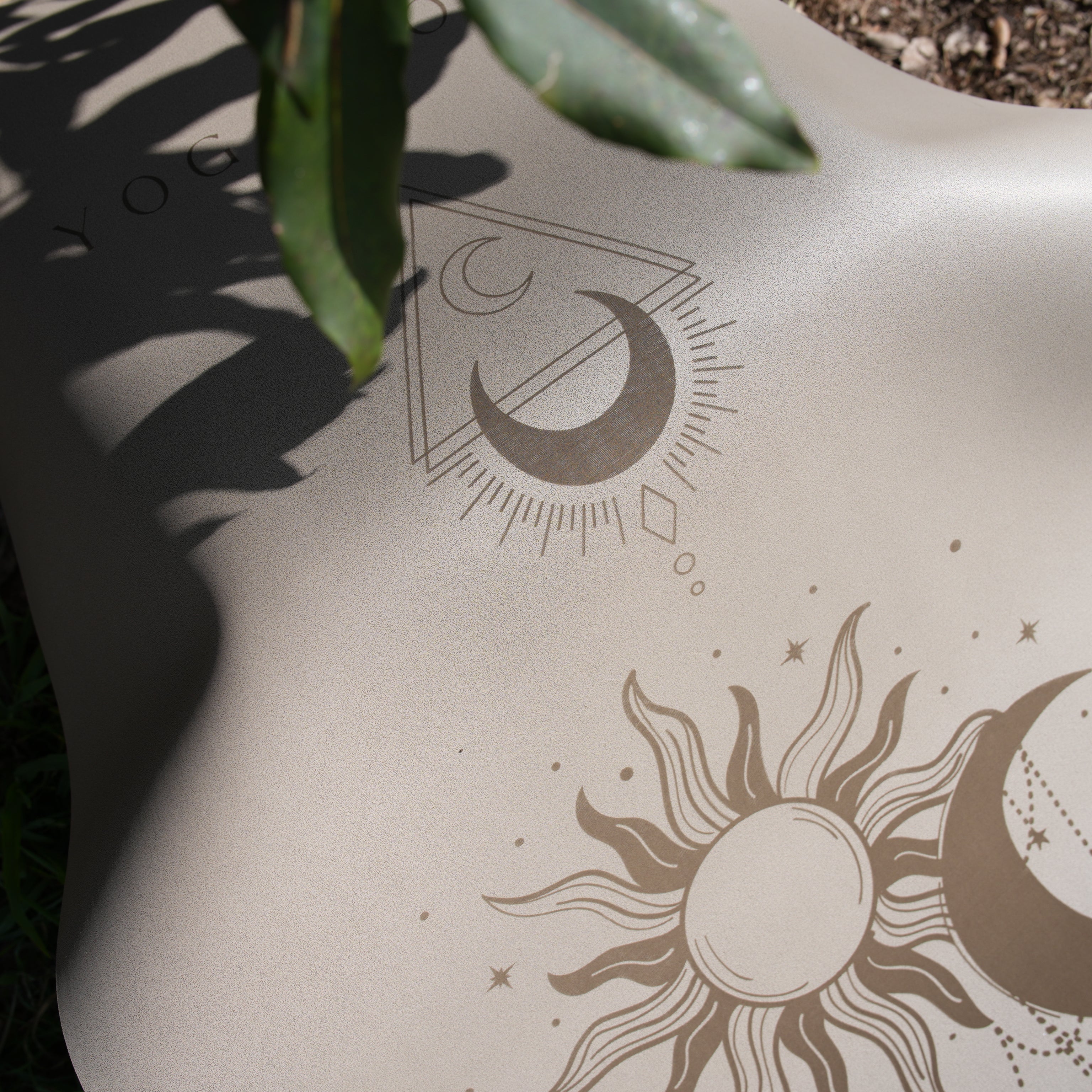 PowerPro Yoga Mat | Grey Sun & Moon