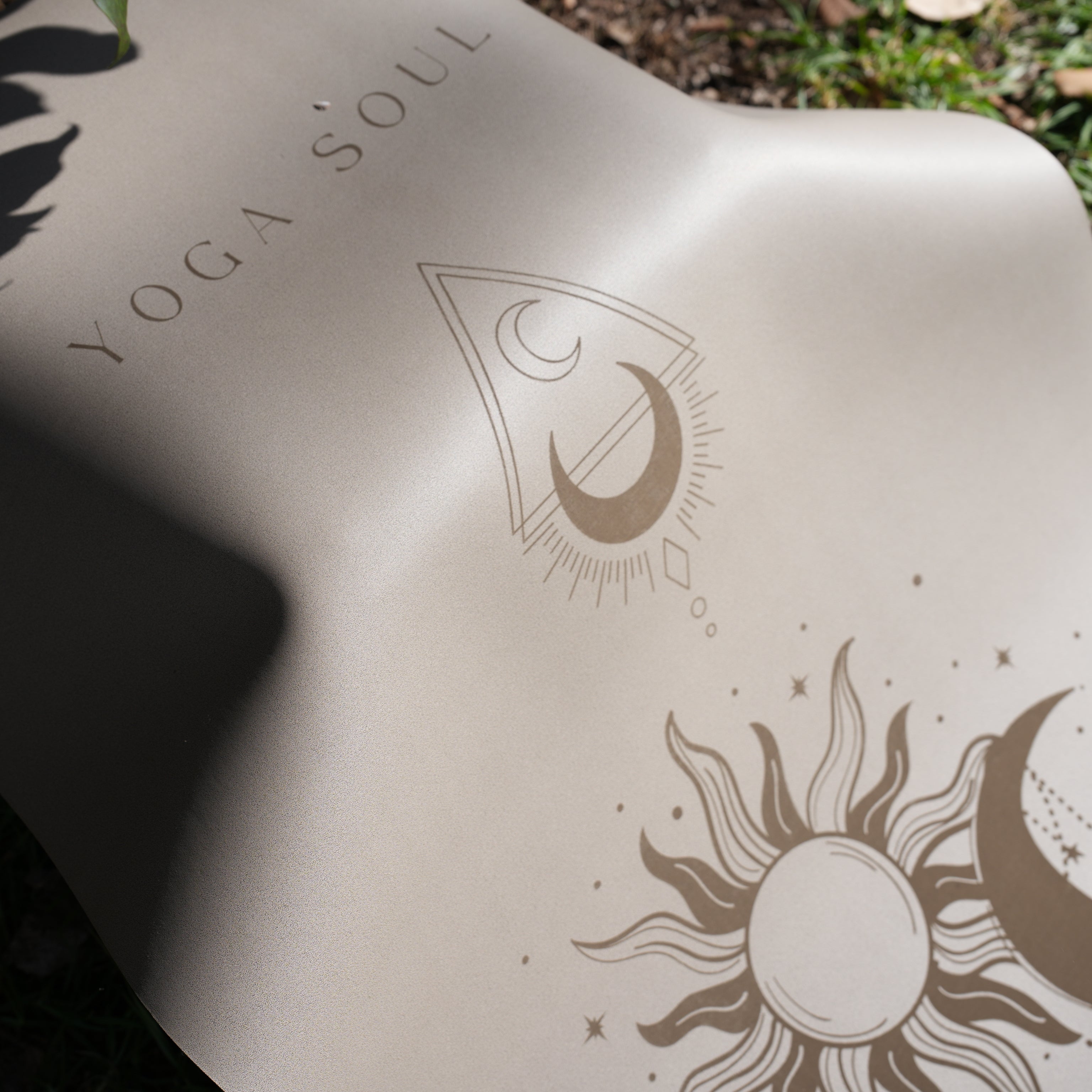 PowerPro Yoga Mat | Grey Sun & Moon