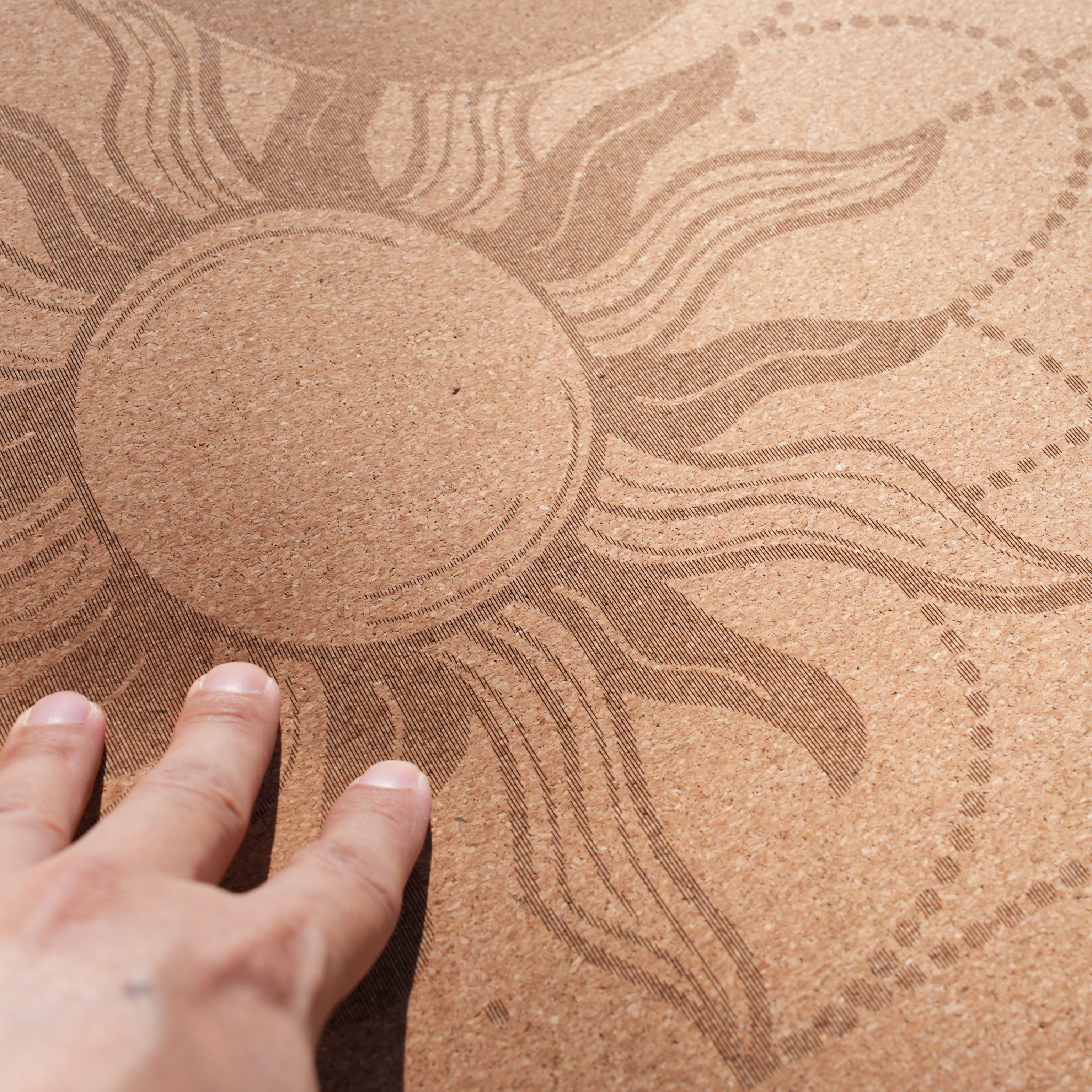 Cork Yoga Mat | Sun and Moon