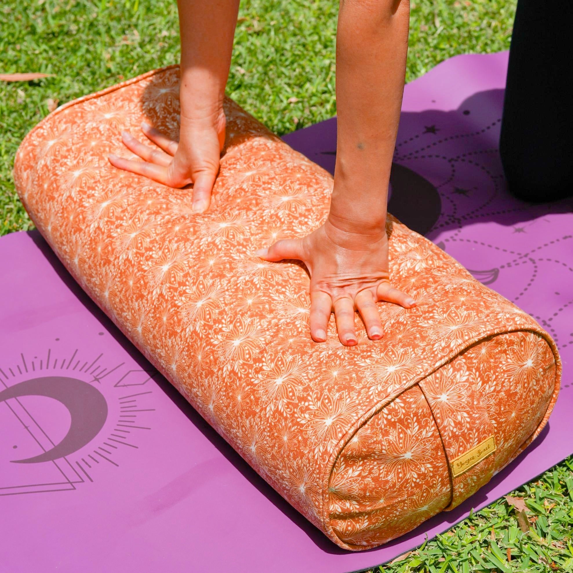 Oval Yoga Bolster | Sattva Lotus | Earth