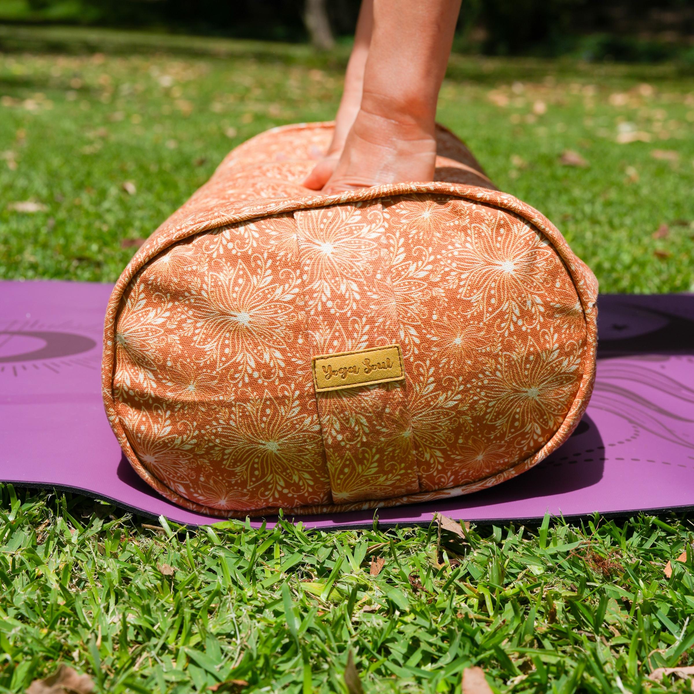 Oval Yoga Bolster | Lotus | Earth