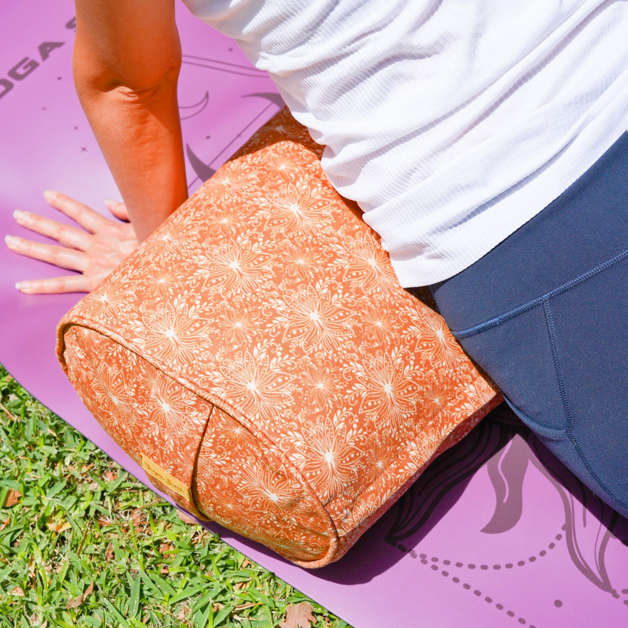 Oval Yoga Bolster | Sattva Lotus | Earth