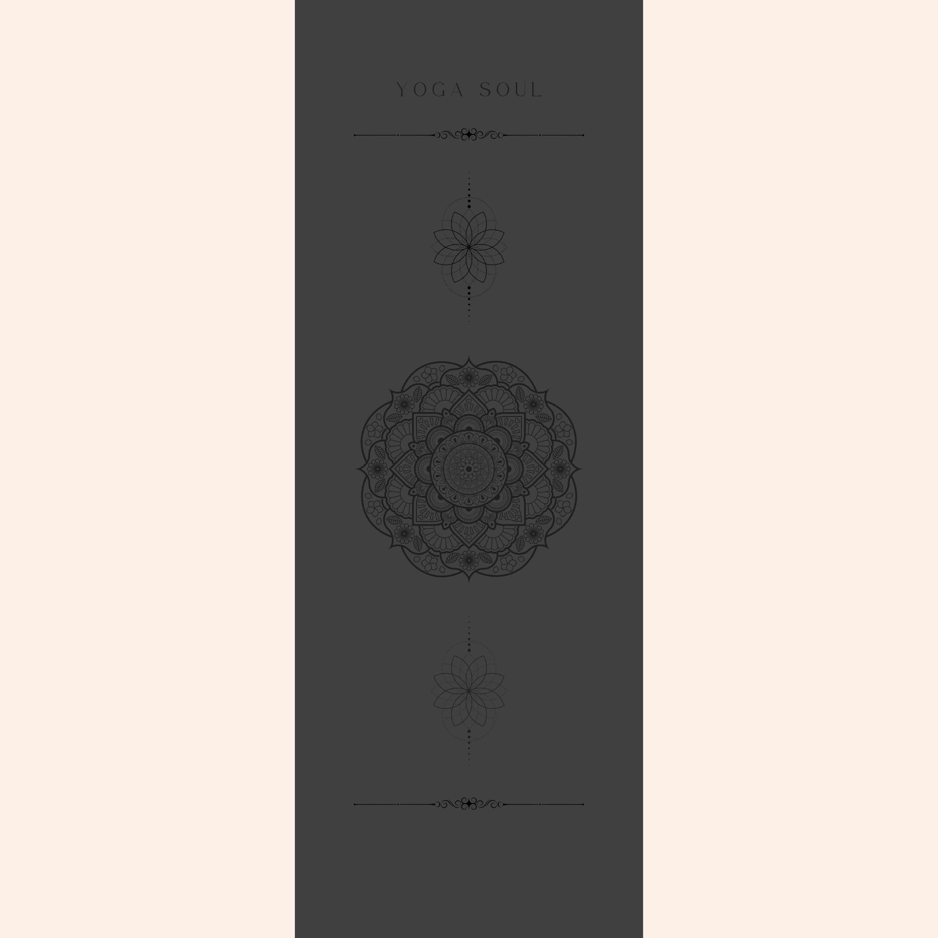 PowerPro Yoga Mat | Black Mandala