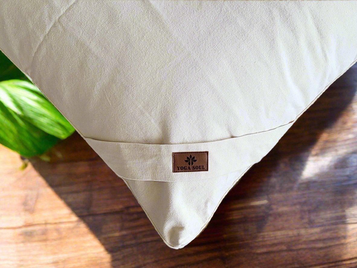 ZABUTON Meditation Cushion | Pure | Purity - Yoga Soul