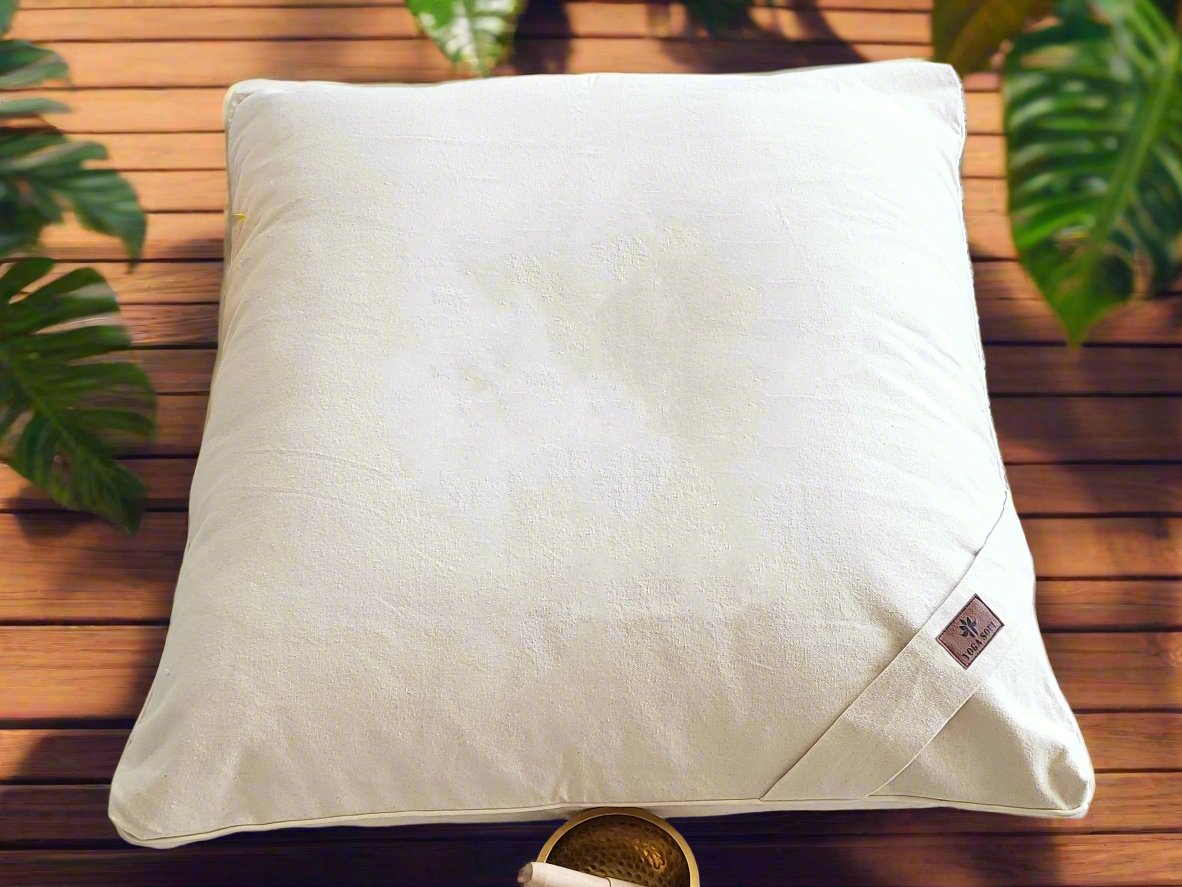 ZABUTON Meditation Cushion | Pure | Purity - Yoga Soul