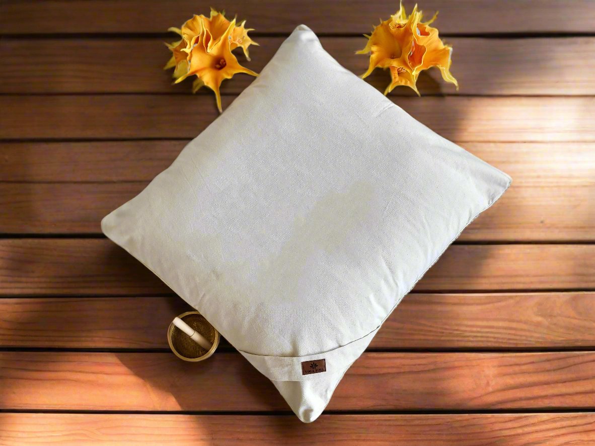 ZABUTON Meditation Cushion | Pure | Purity - Yoga Soul
