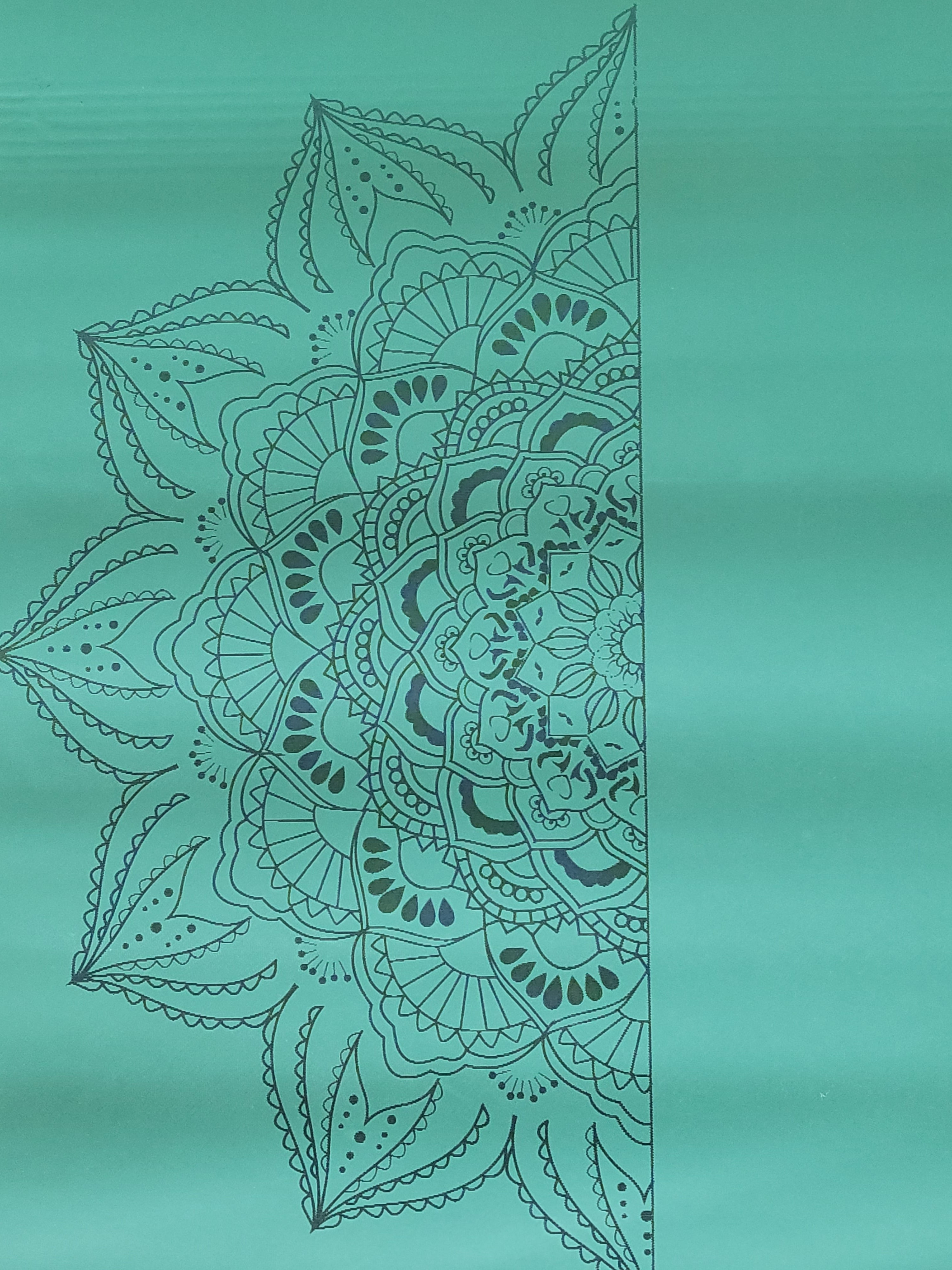 PowerPro Yoga Mat | Trekking Green | Mandala - Yoga Soul