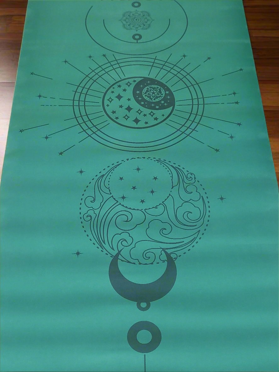 PowerPro Yoga Mat | Trekking Green | Luna - Yoga Soul