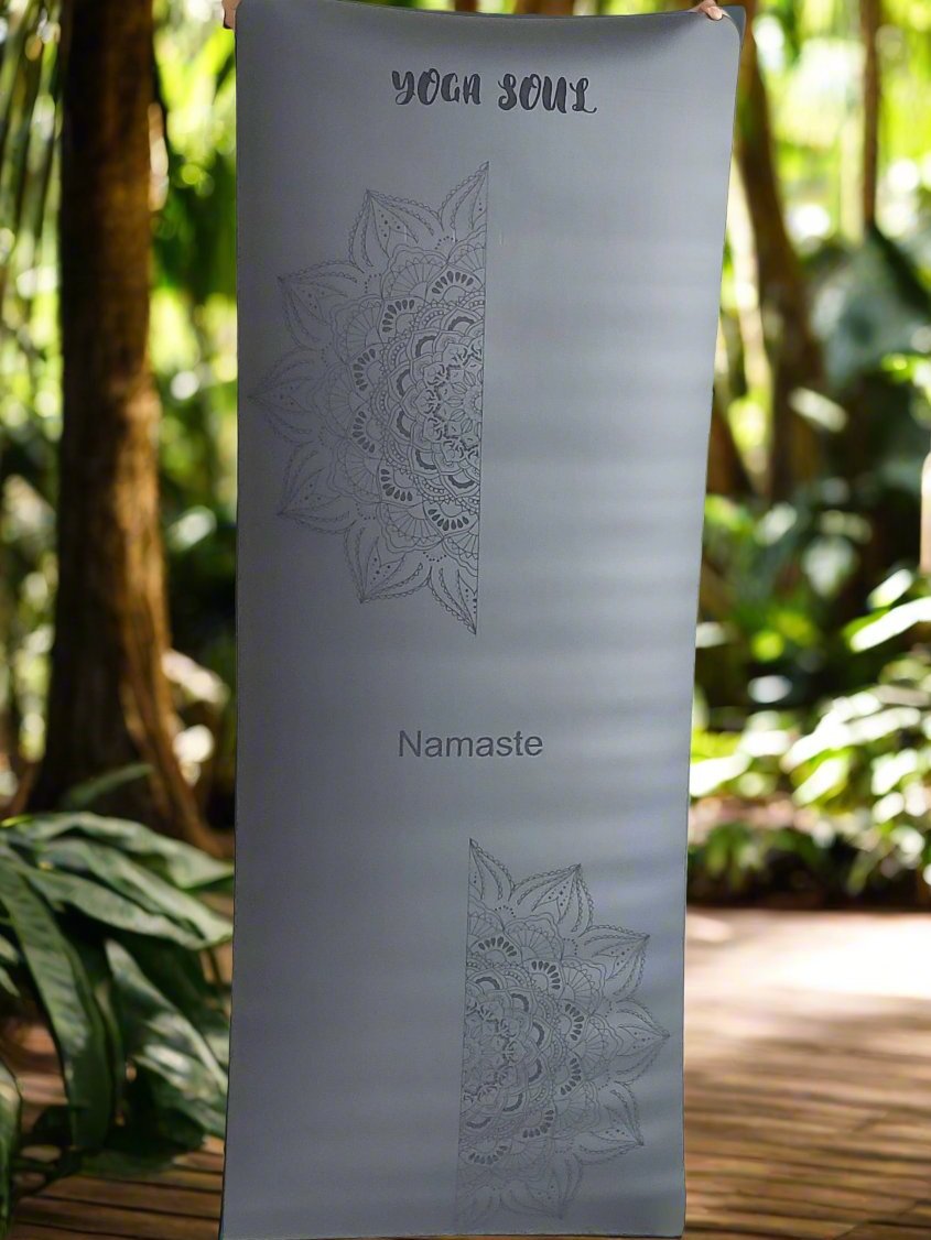 PowerPro Yoga Mat | Black | Mandala - Yoga Soul