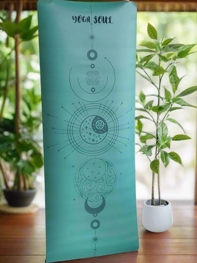 PowerPro Yoga Mat | Trekking Green | Luna - Yoga Soul