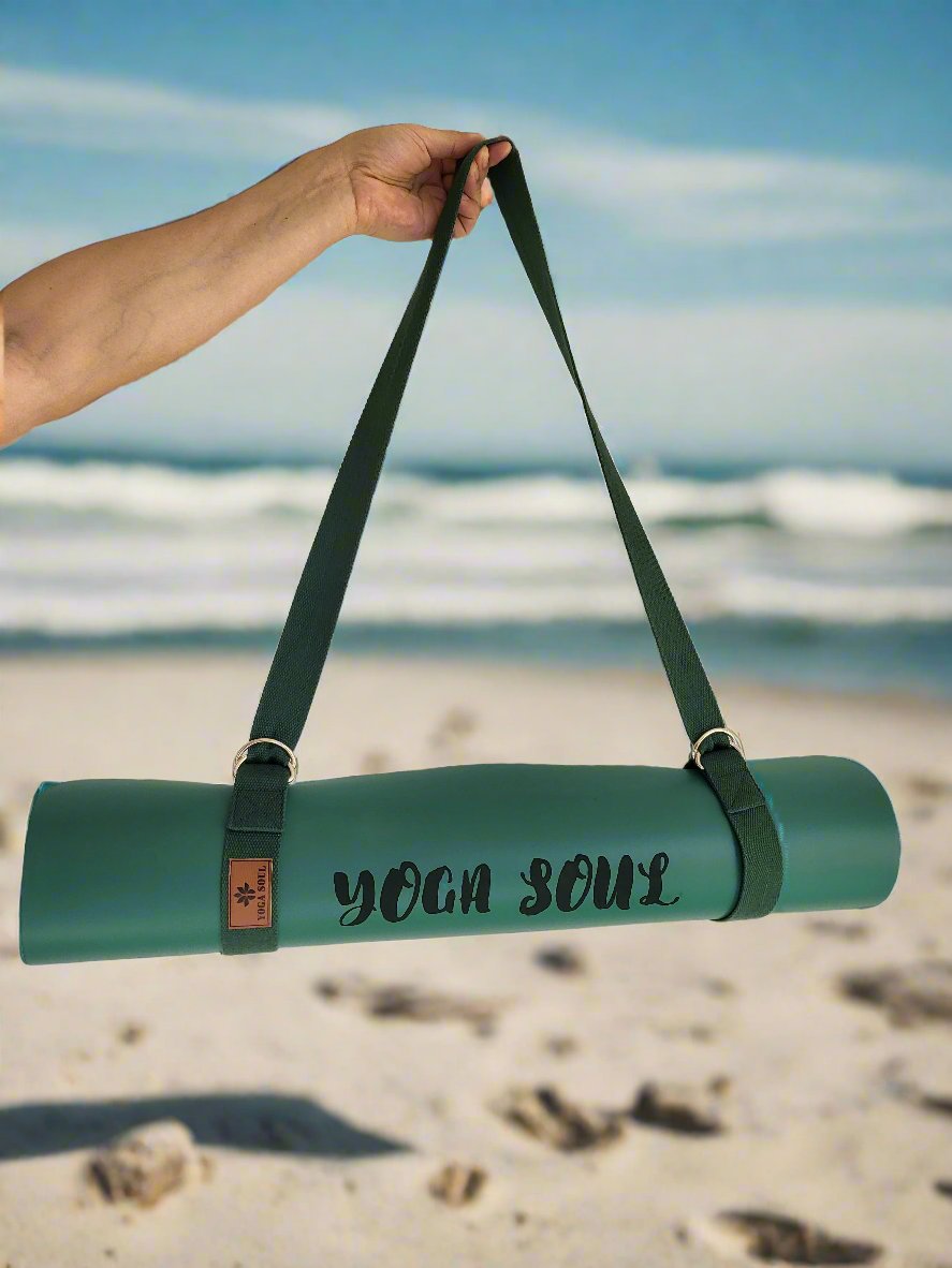 PowerPro Yoga Mat | Trekking Green | Luna - Yoga Soul