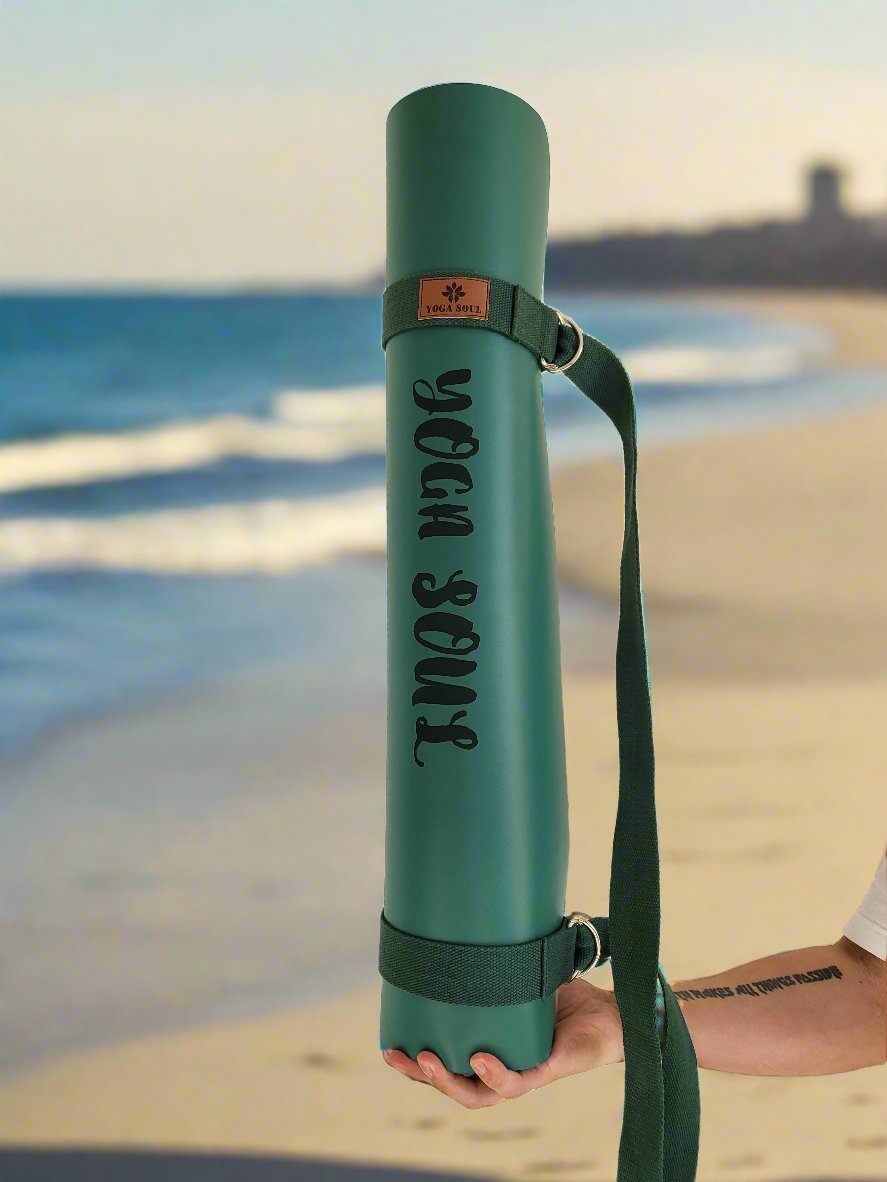 PowerPro Yoga Mat | Trekking Green | Mandala - Yoga Soul